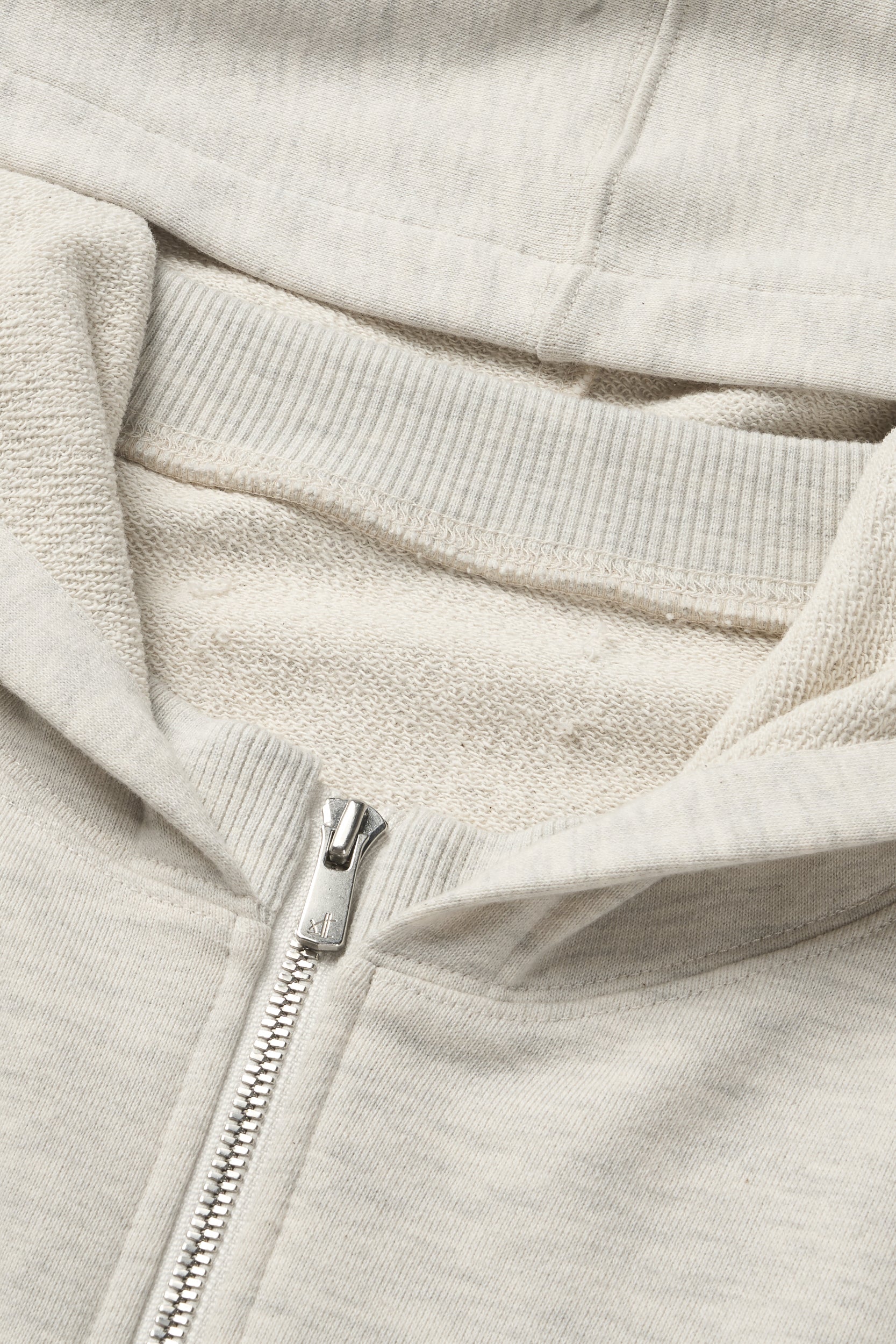 RH Zip Up Hoodie (Heather Grey)