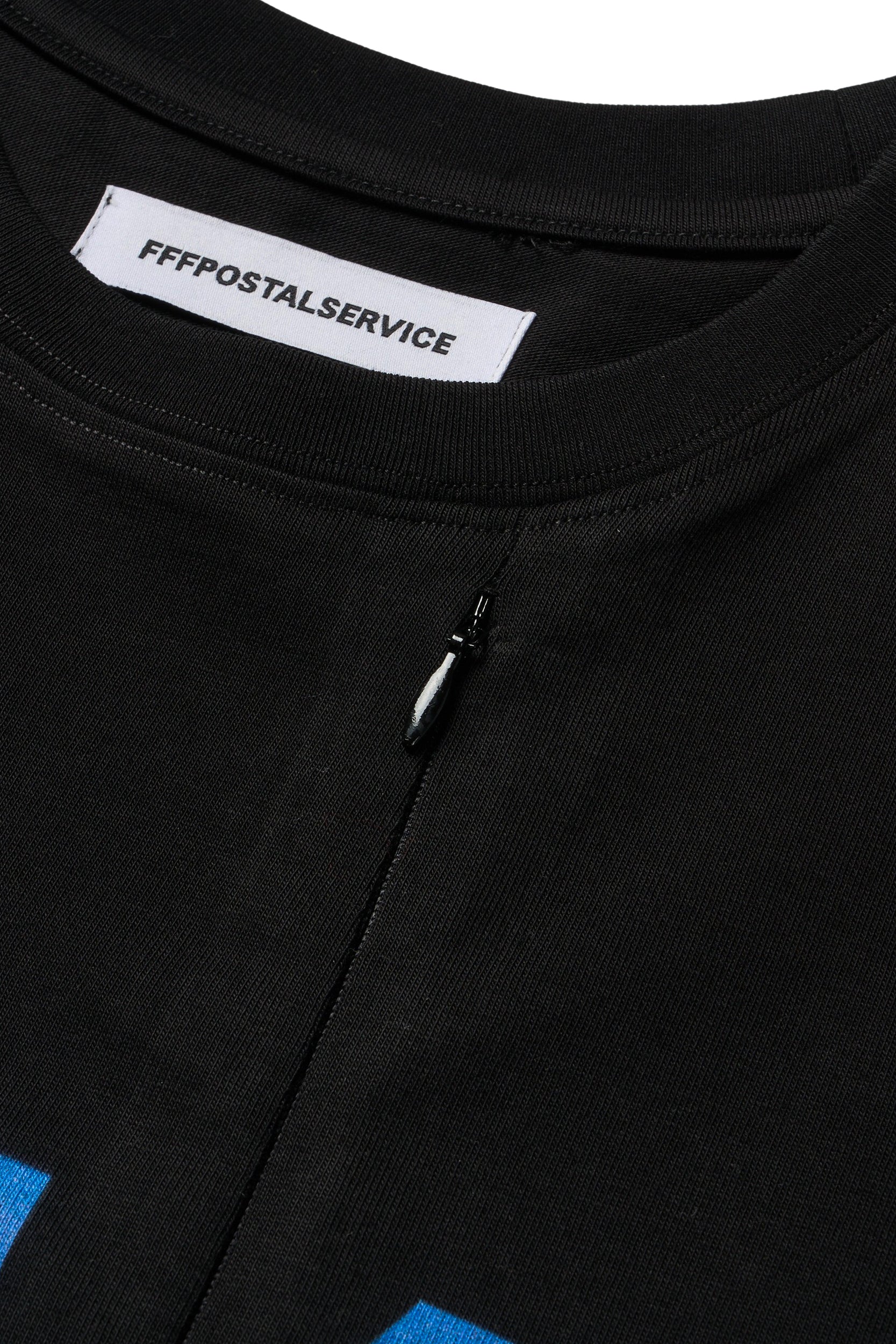 SWAF Conceal Zip T-Shirt (Black/Blue)
