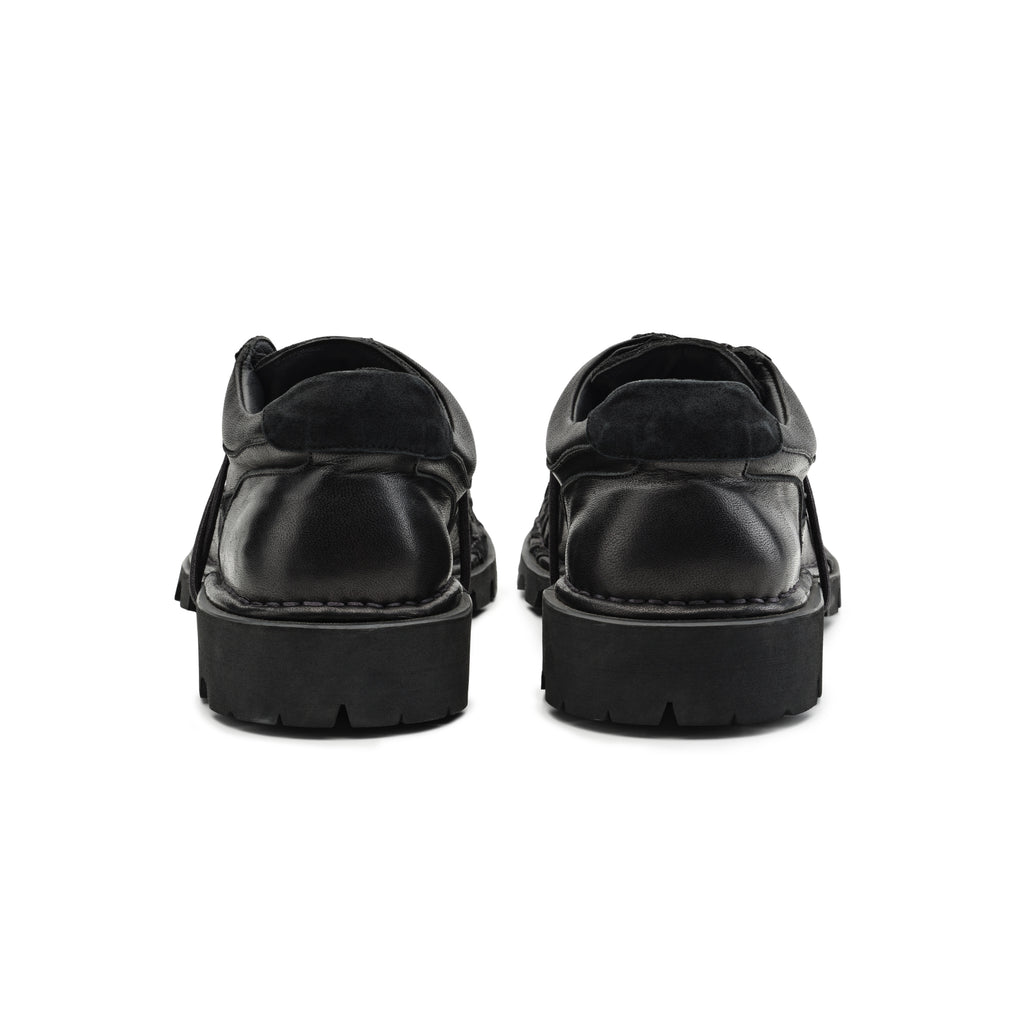 Banner Lace Up Derby (Black)