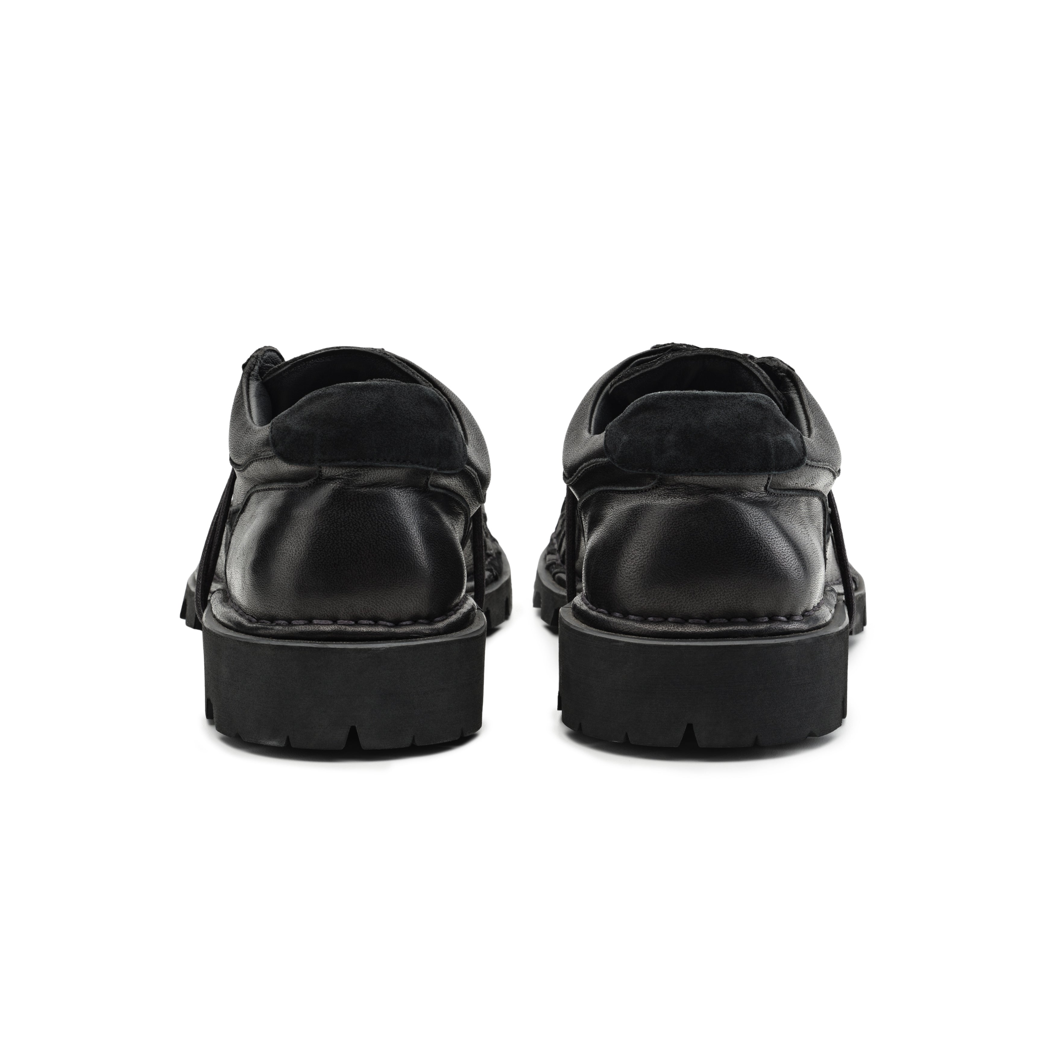 Banner Lace Up Derby (Black)