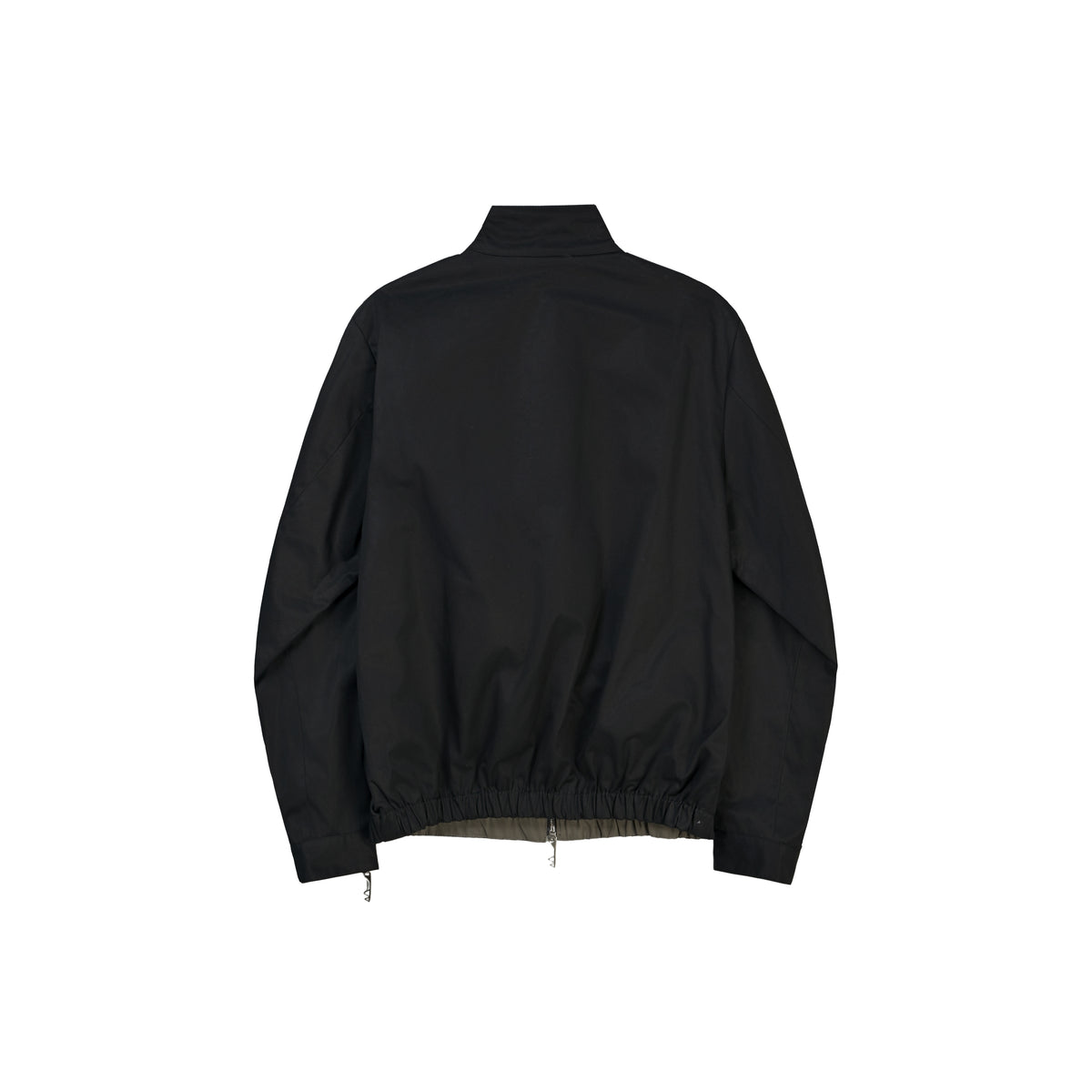 Asymmetrical Operator Zip Jacket (Black)
