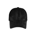 Laser Cut Damaged Cap (Black)