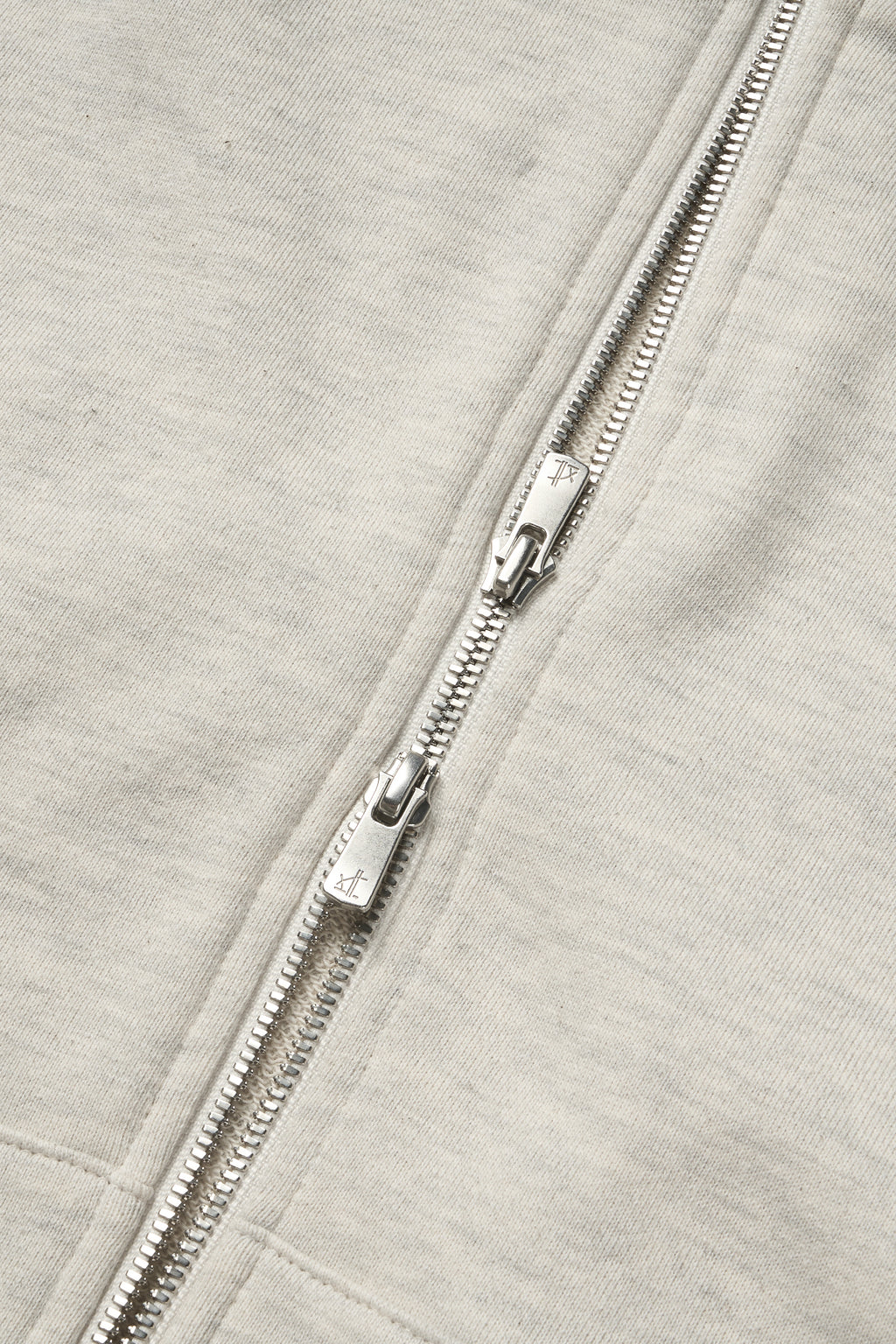 RH Zip Up Hoodie (Heather Grey)