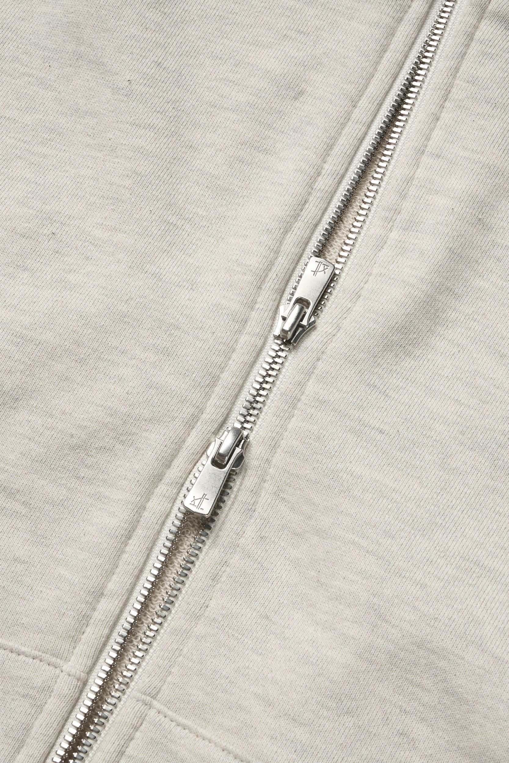 RH Zip Up Hoodie (Heather Grey)