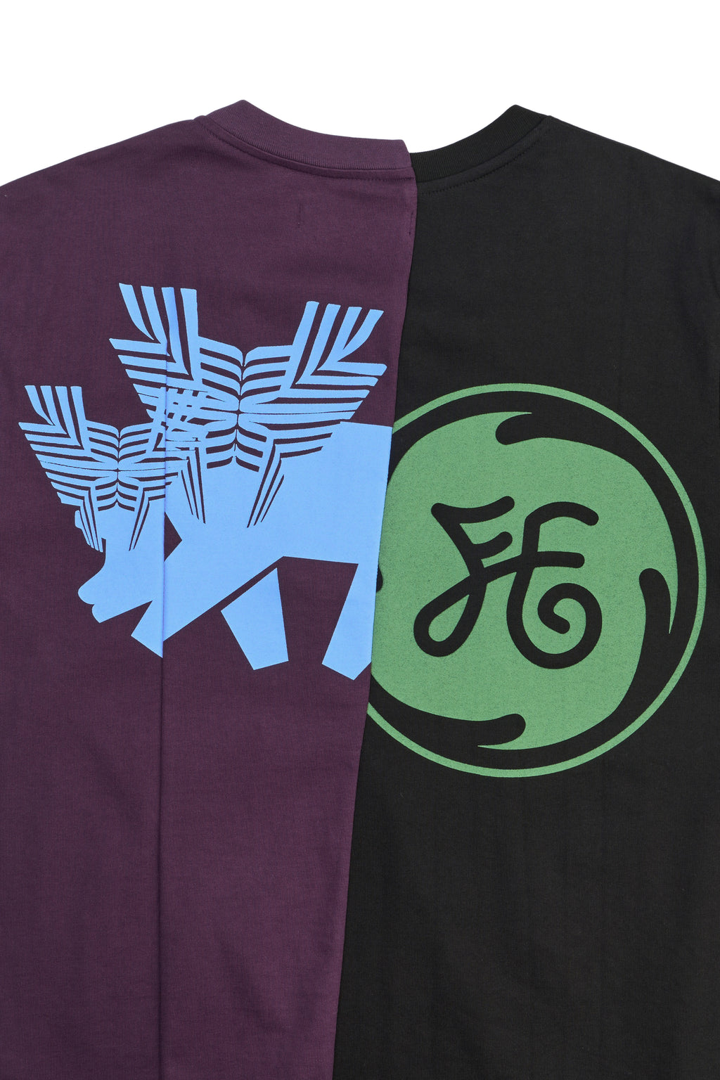 Defense Printed Deconstructed Longsleeve (Black/Violet)