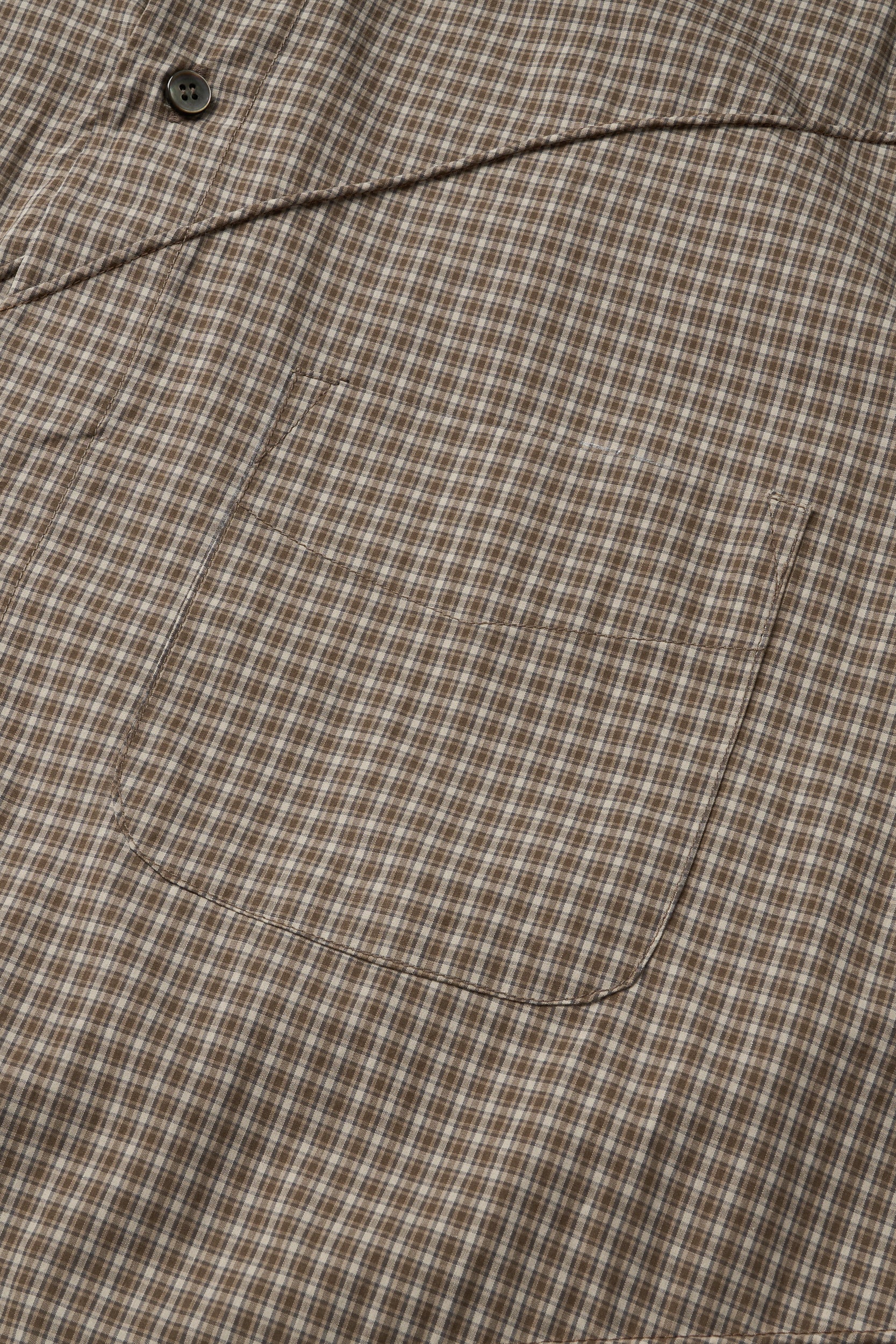 Diffraction Button Up Shirt (Beige Multi)
