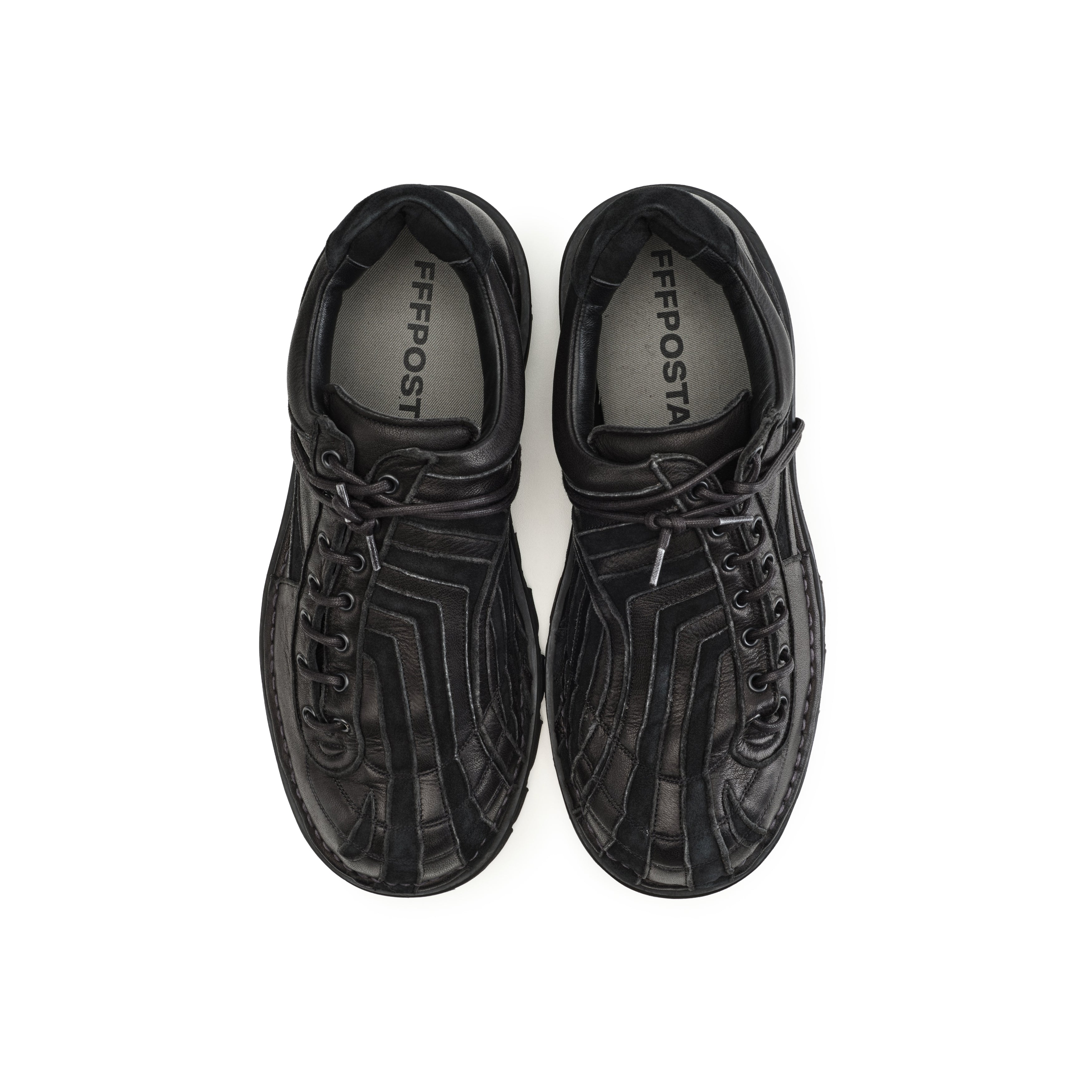 Banner Lace Up Derby (Black)