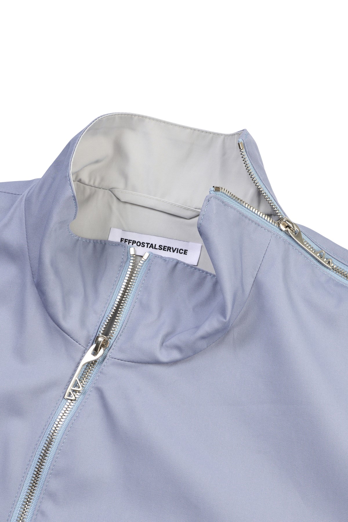 Asymmetrical Operator Zip Jacket (Sky Blue) Online Exclusive