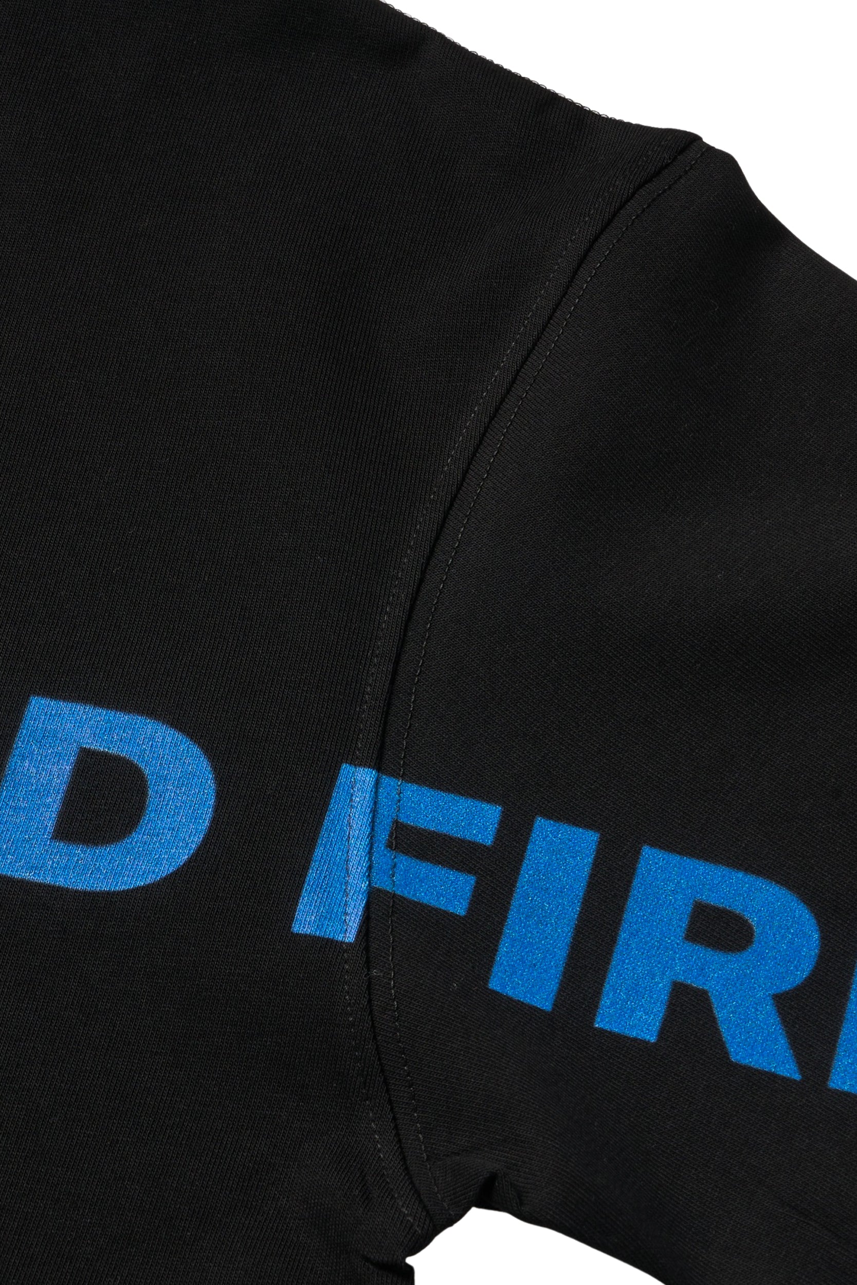 SWAF Conceal Zip T-Shirt (Black/Blue)