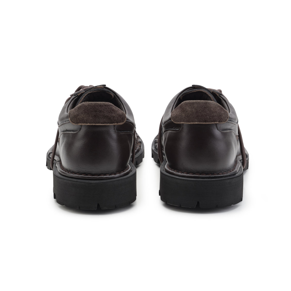 Banner Lace Up Derby (Dark Brown/Brown)