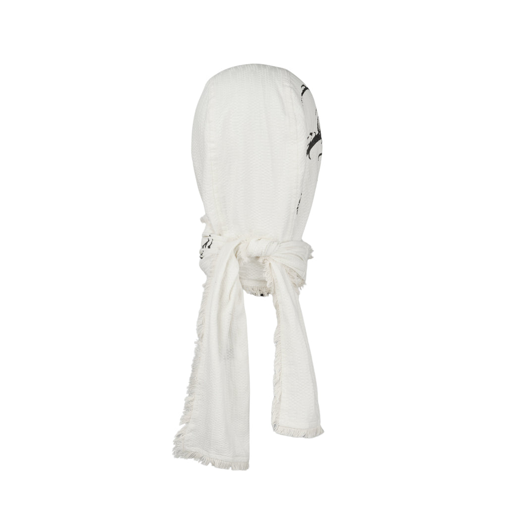 Bolsu Mini Hooded Scarf (White) Webstore Exclusive
