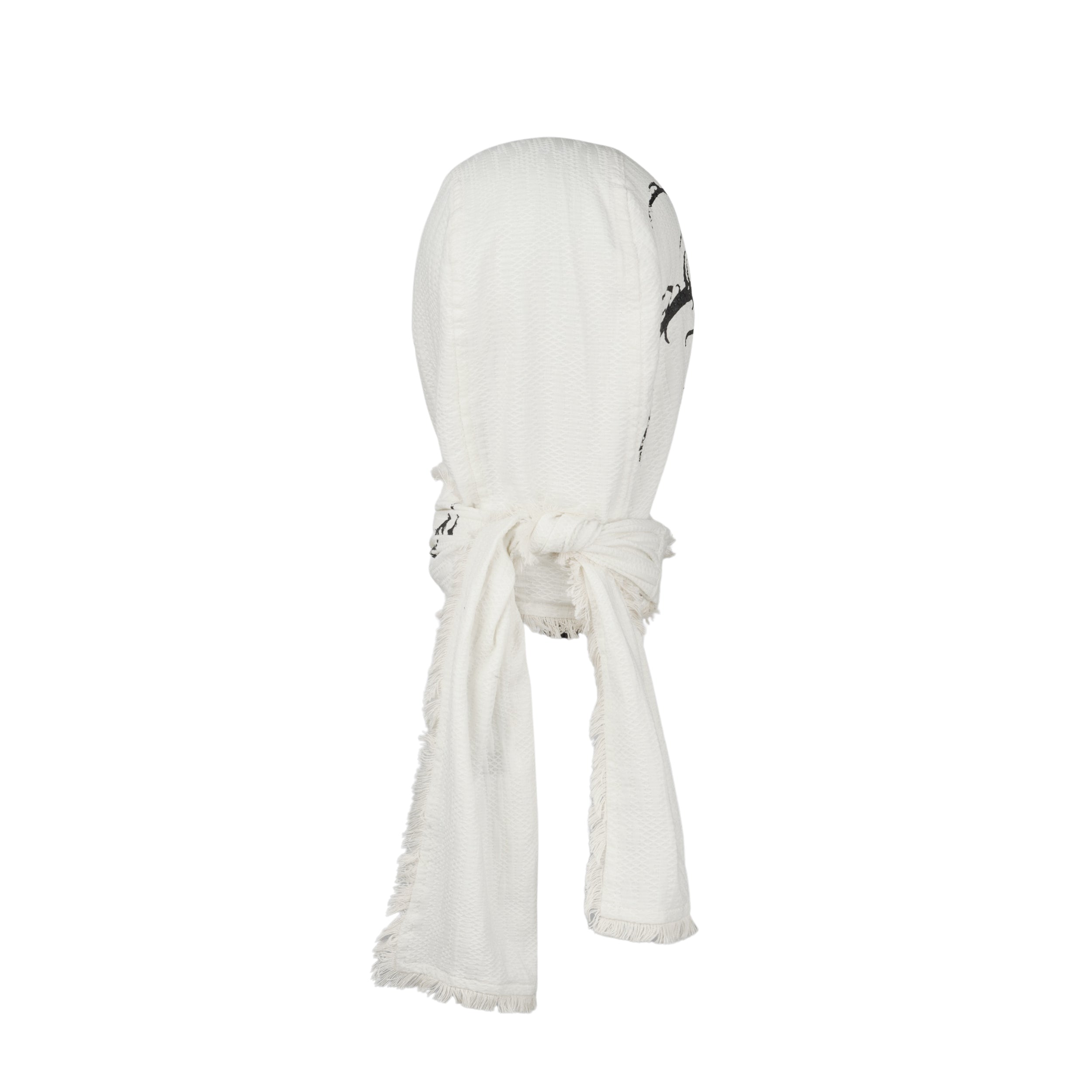 Bolsu Mini Hooded Scarf (White) Webstore Exclusive