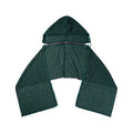 Hooded Zip Scarf (Green)