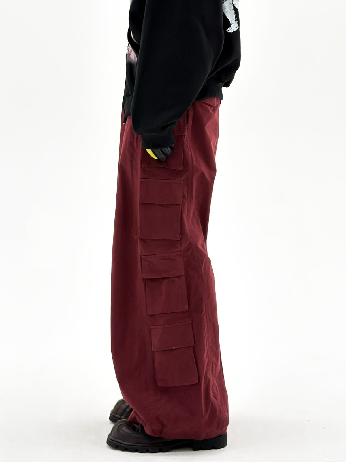 6 Flap Pocket Trousers (Red)