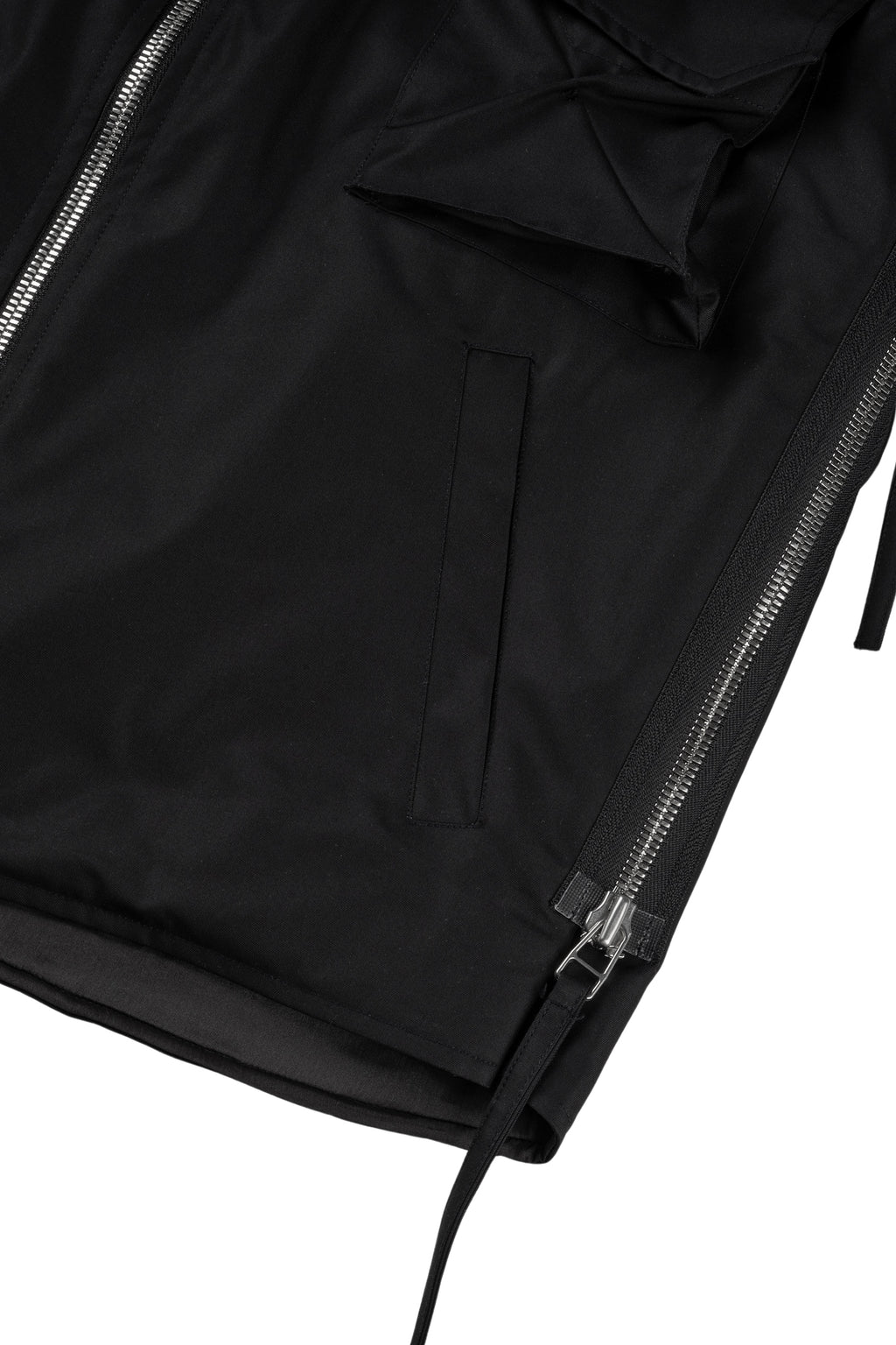 Darted Kalf Vest (Carbon Black)