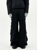 6 Flap Pocket Trousers (Black)