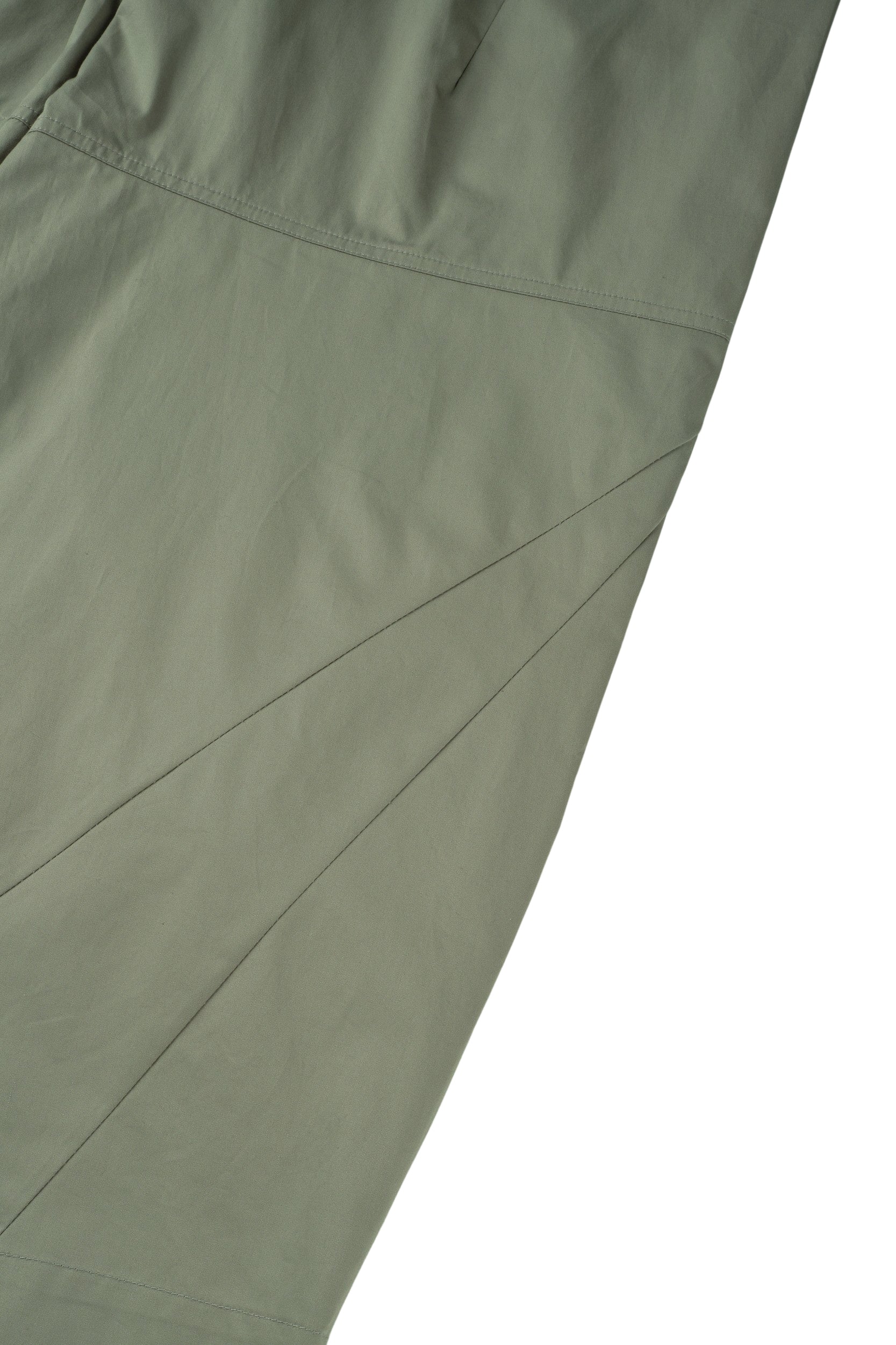 Wide Belted Trousers (Sage)