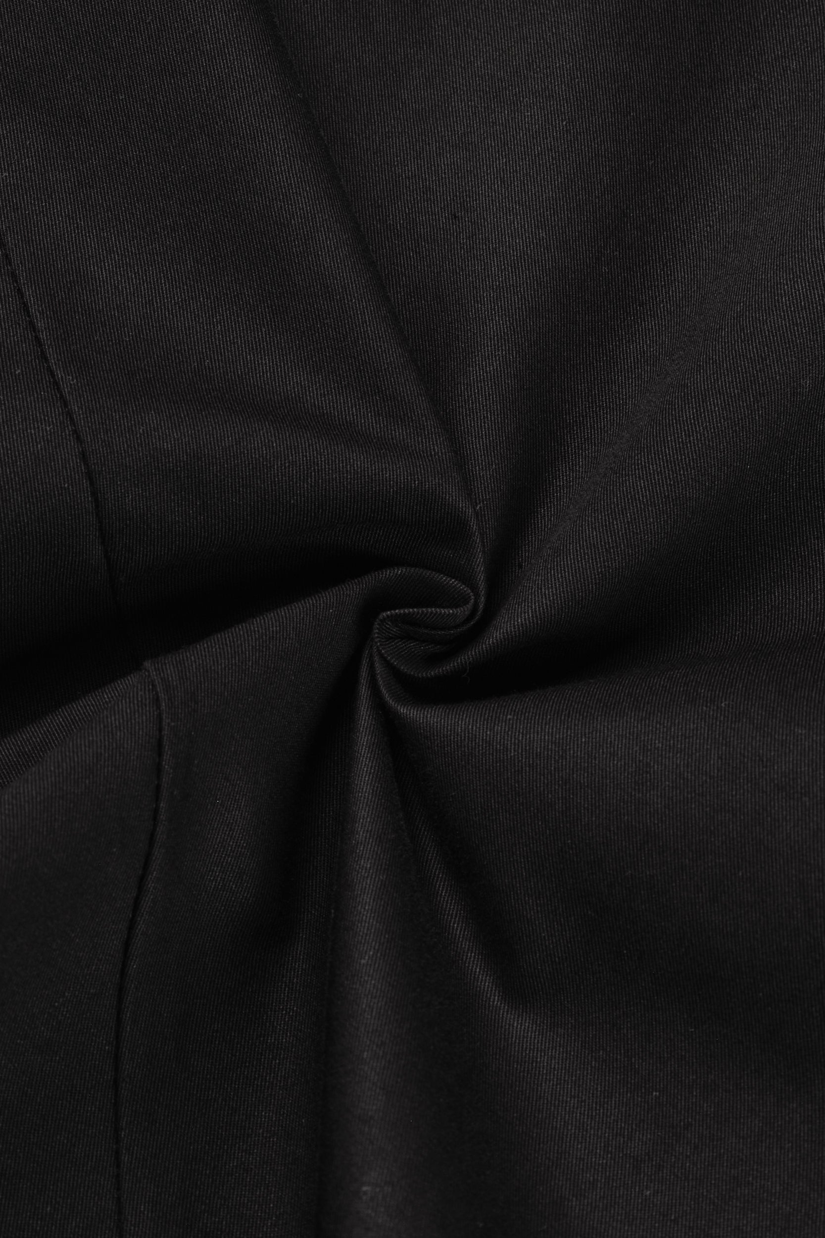 Wide Belted Trousers (Black)