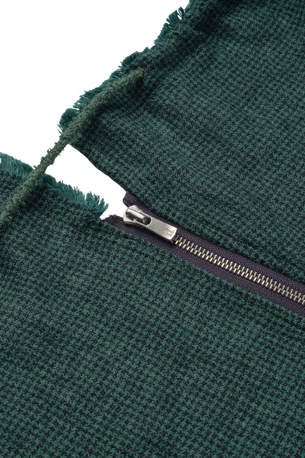 Hooded Zip Scarf (Green)