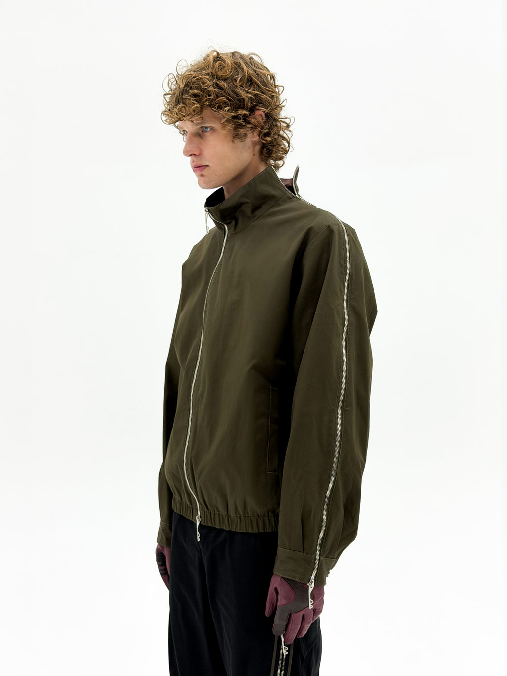 Asymmetrical Operator Zip Jacket (Army) Online Exclusive