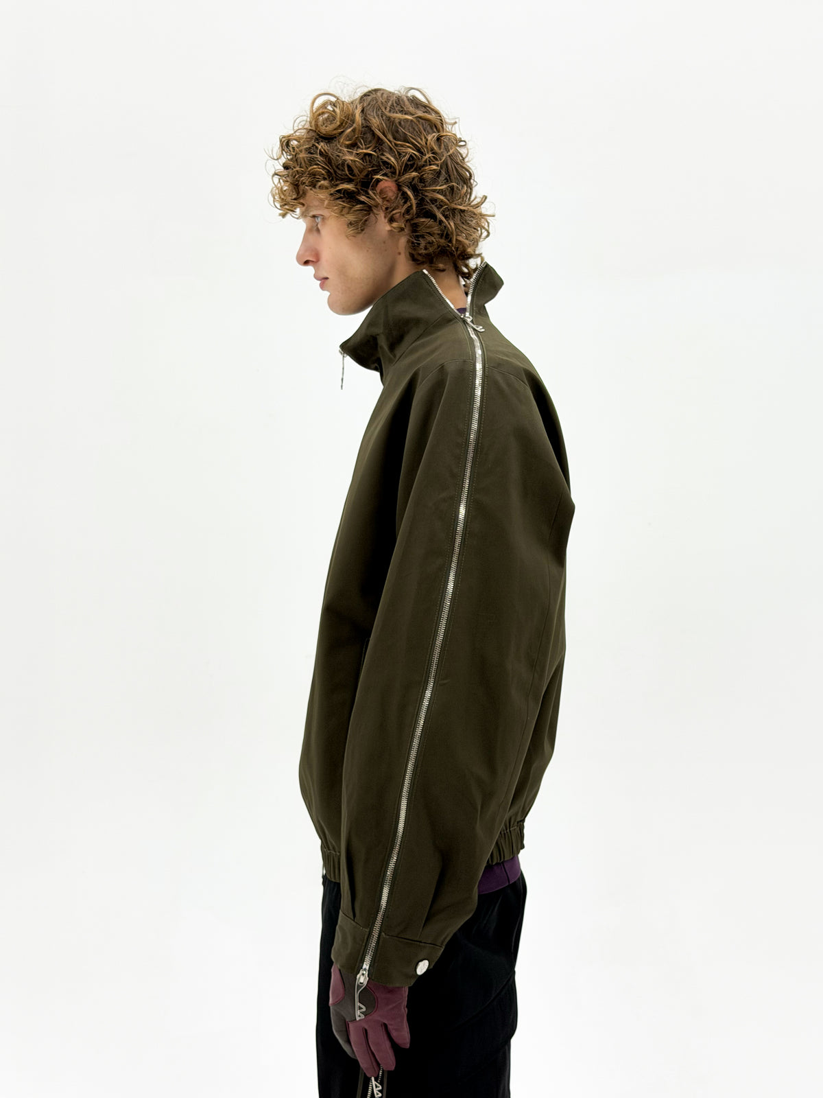 Asymmetrical Operator Zip Jacket (Army) Online Exclusive