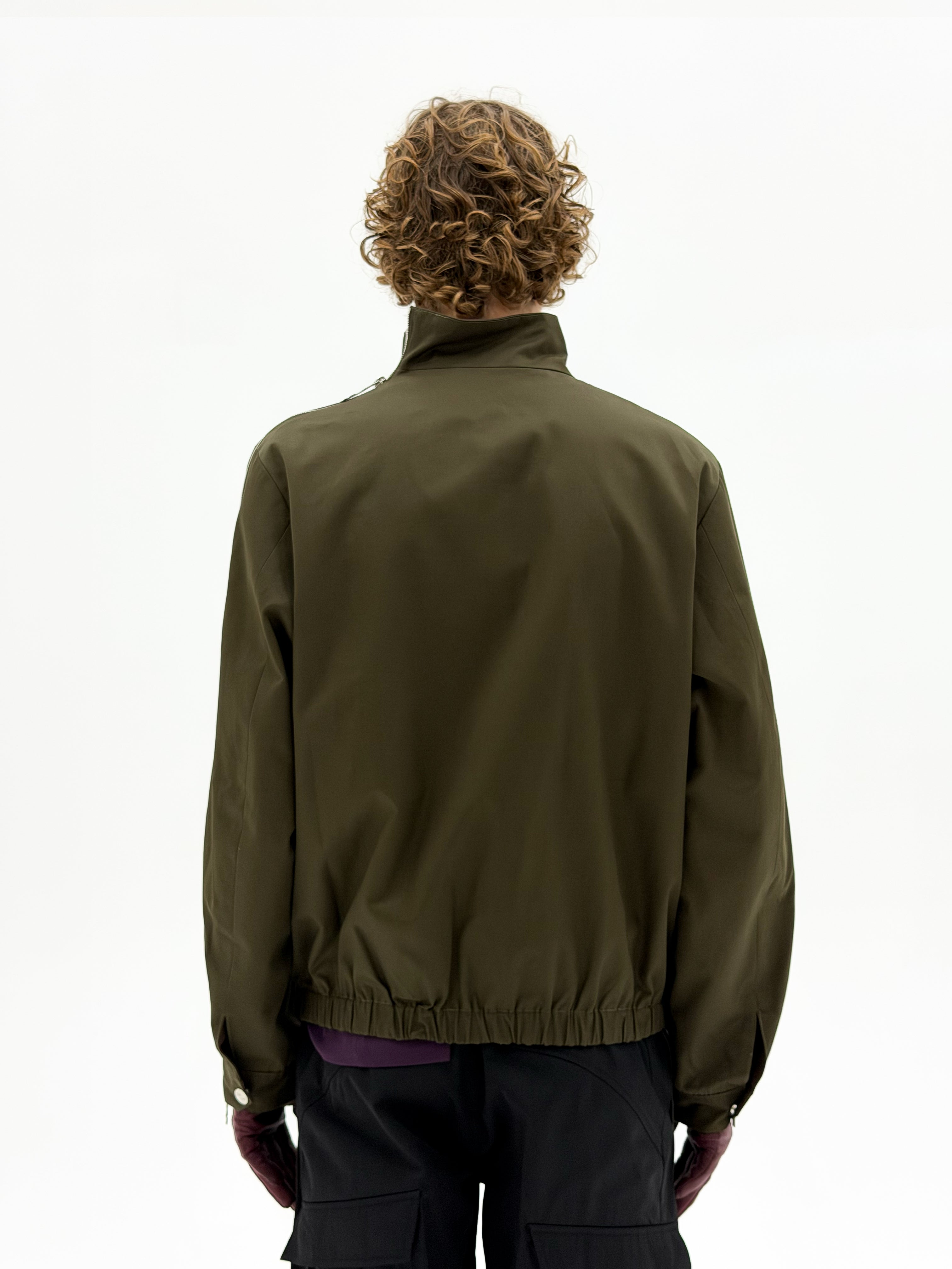 Asymmetrical Operator Zip Jacket (Army) Online Exclusive
