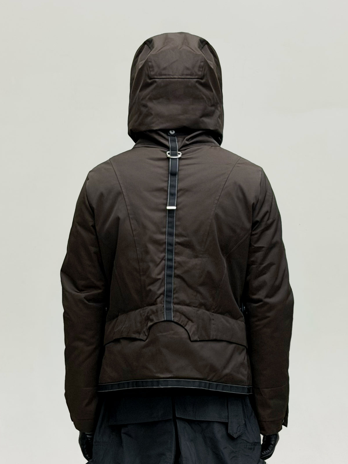 Bondage Flight Puffer Jacket (Fondant Brown)