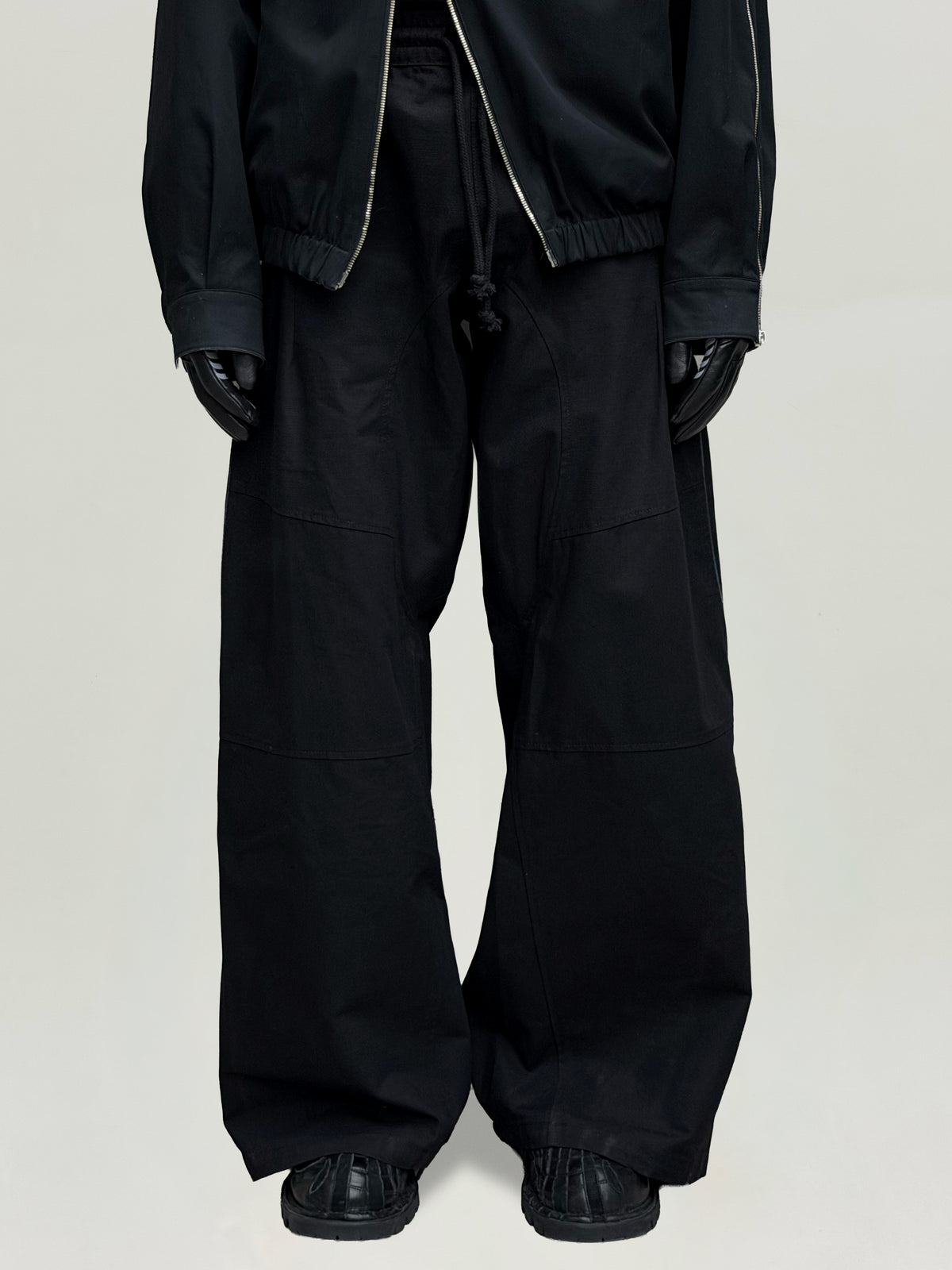 Curved Backzip Trousers Gen 2 (Black)