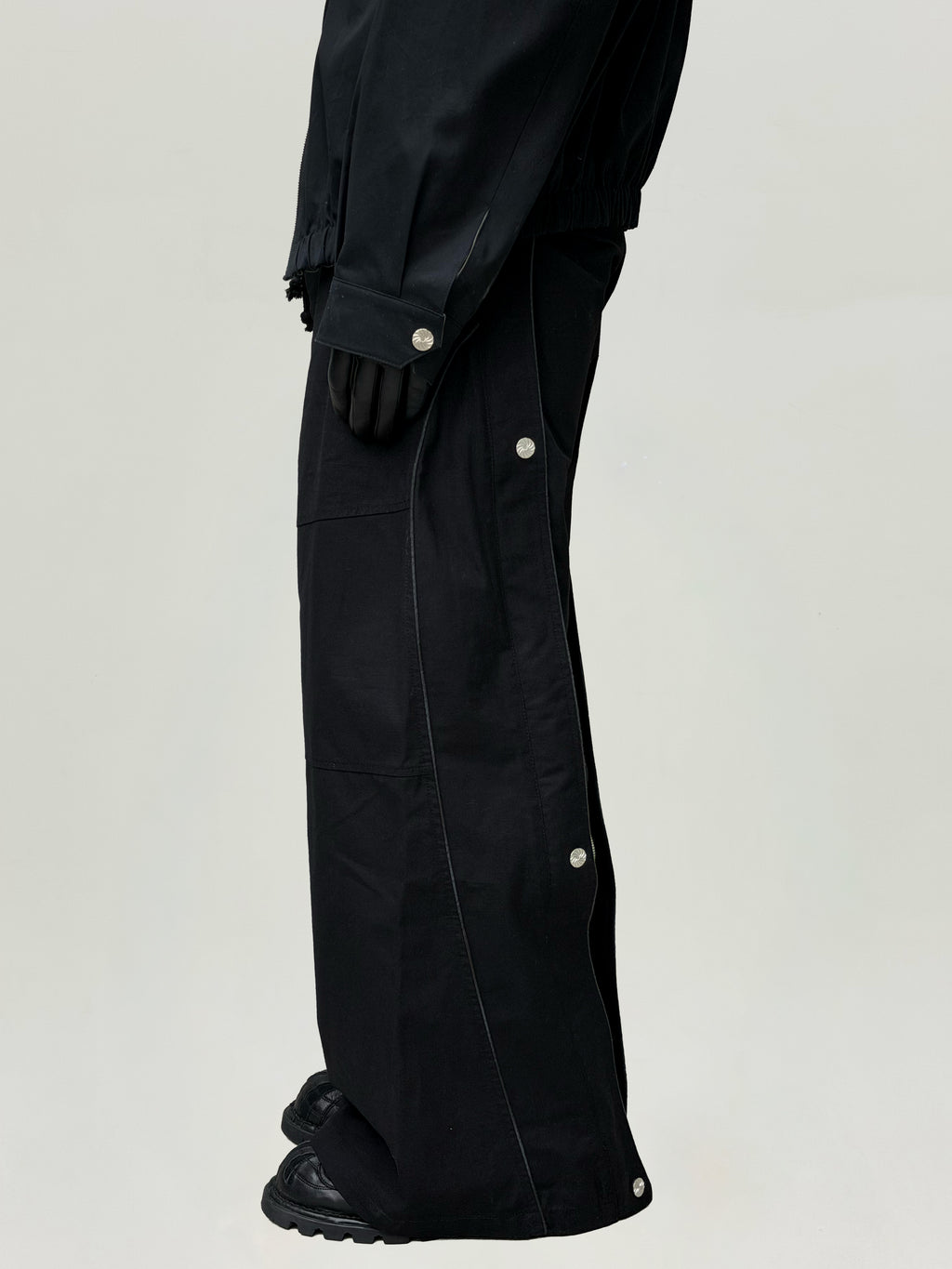 Curved Backzip Trousers Gen 2 (Black)