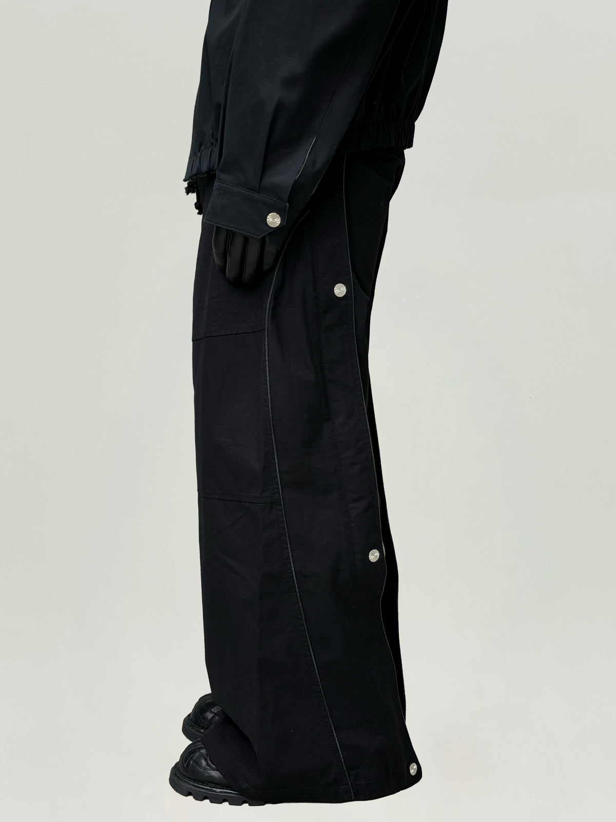 Curved Backzip Trousers Gen 2 (Black)