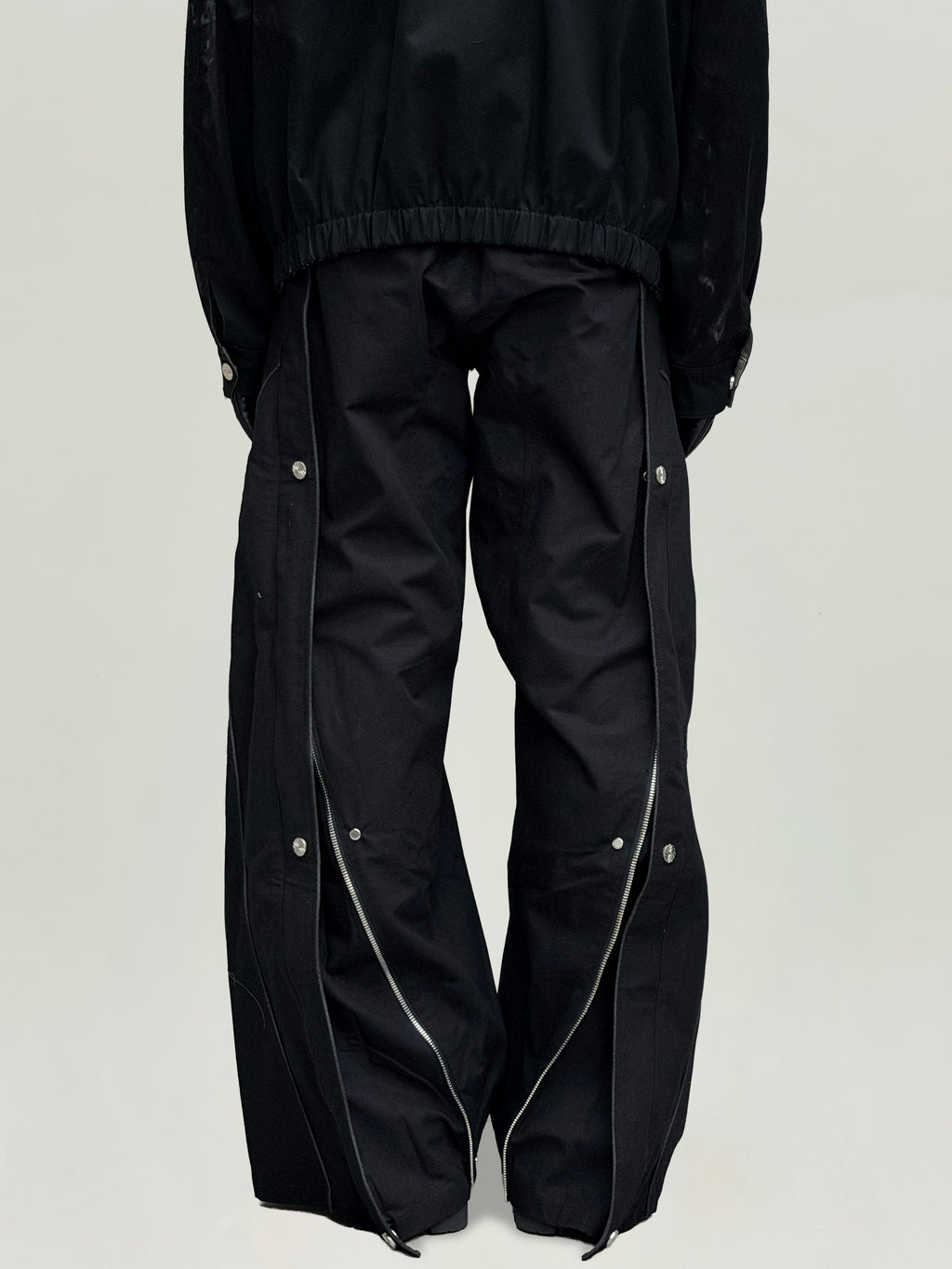 Curved Backzip Trousers Gen 2 (Black)