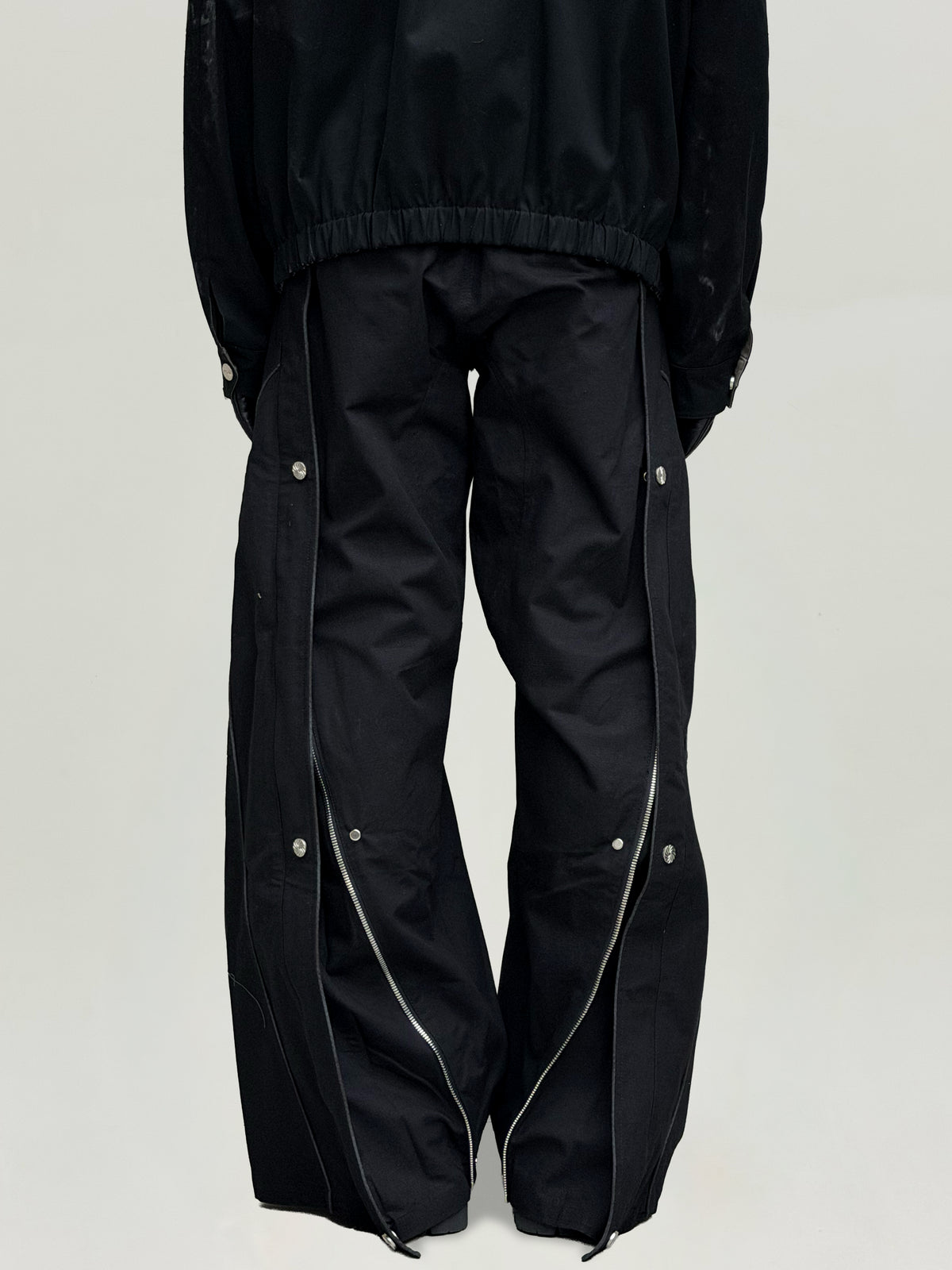 Curved Backzip Trousers Gen 2 (Black)