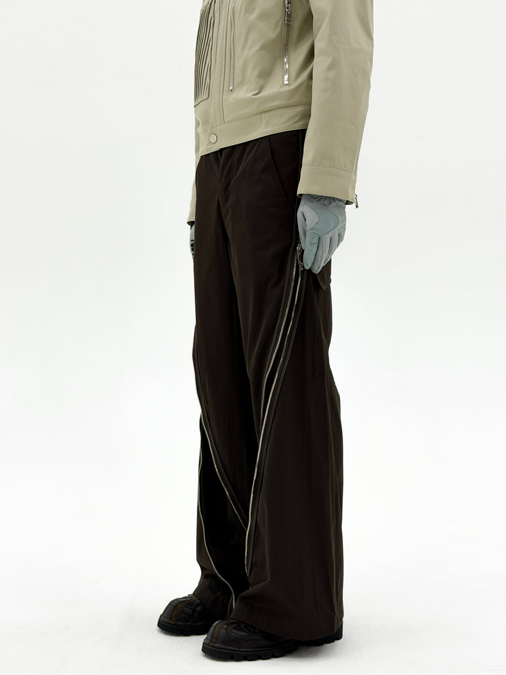 Diffraction 3-Way Zip Cargo Trouser (Fondant Brown)