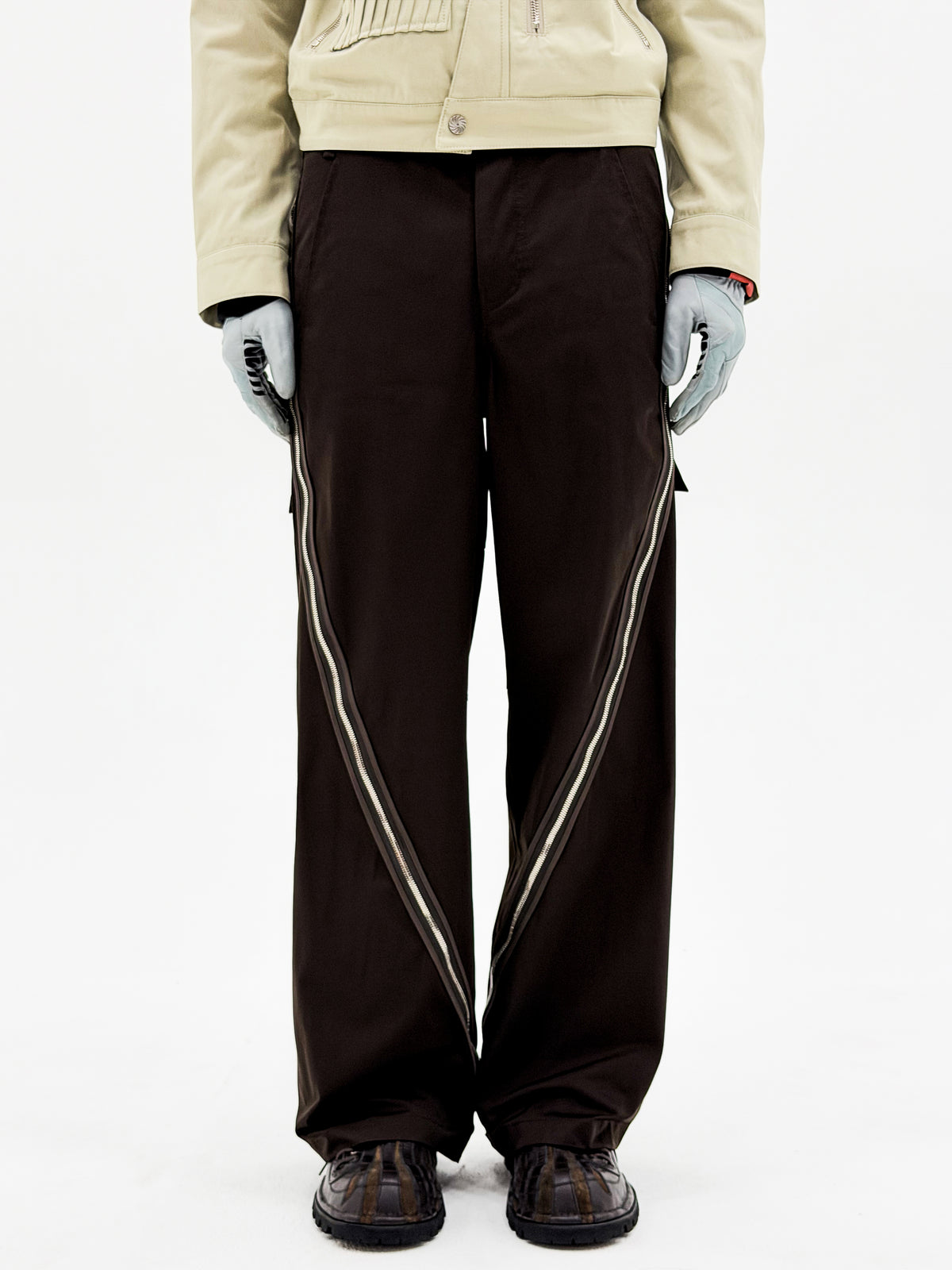 Diffraction 3-Way Zip Cargo Trouser (Fondant Brown)
