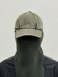 Double Zip Washed Cap (Army Green)