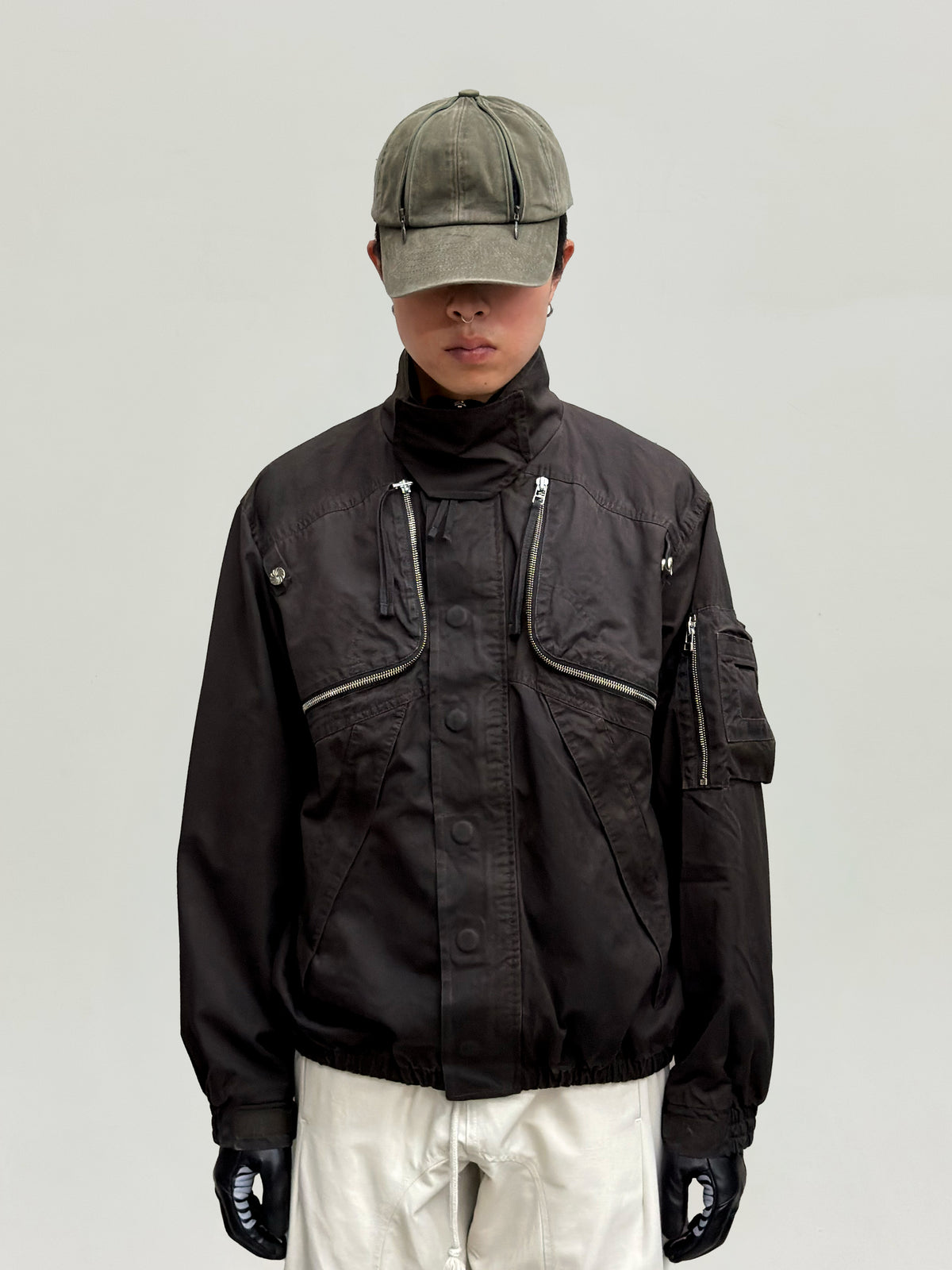 Engineer Zip Jacket (Grey)
