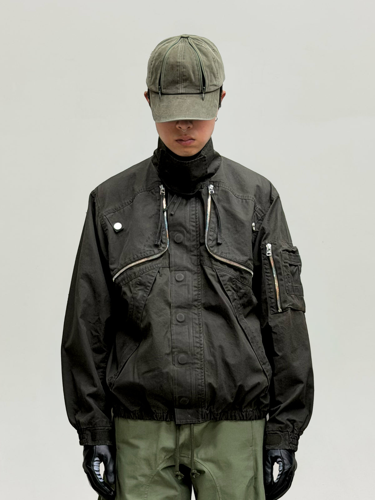 Engineer Zip Jacket (Army Green)