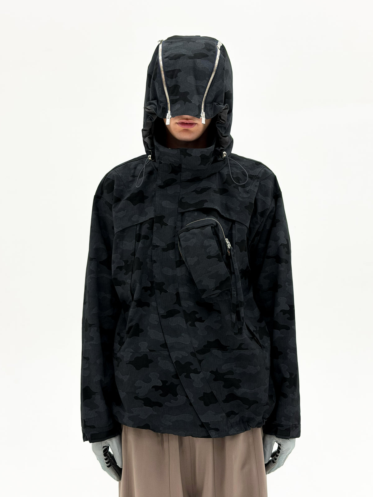 MK3 Curved Zip Jacket (Blue Camo)