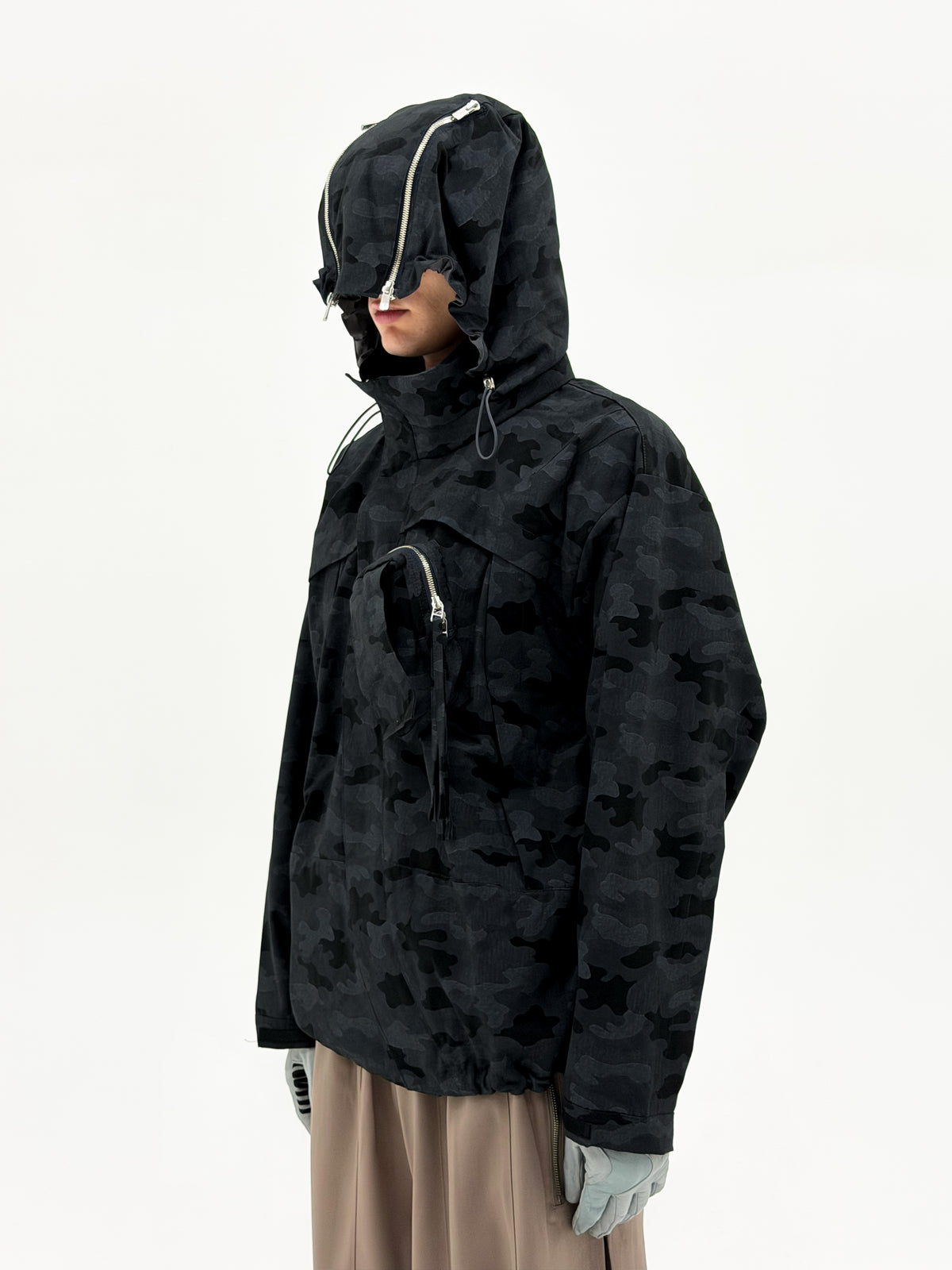 MK3 Curved Zip Jacket (Blue Camo)
