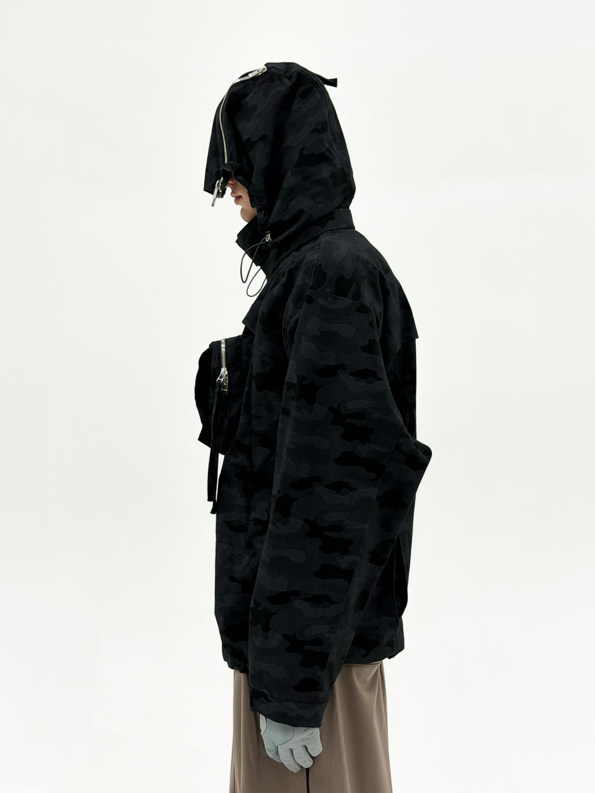 MK3 Curved Zip Jacket (Blue Camo)