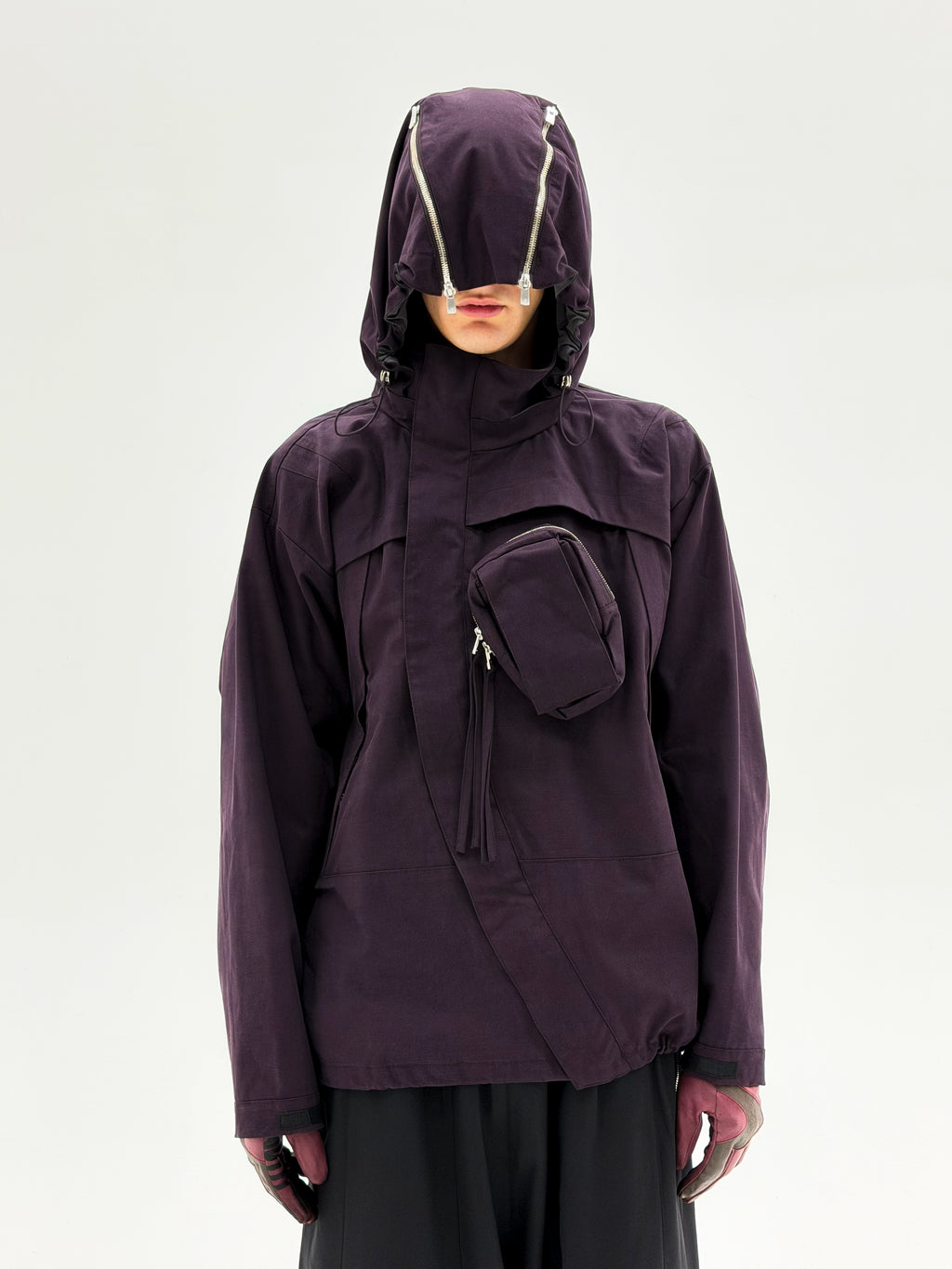 MK3 Curved Zip Jacket (Wine)