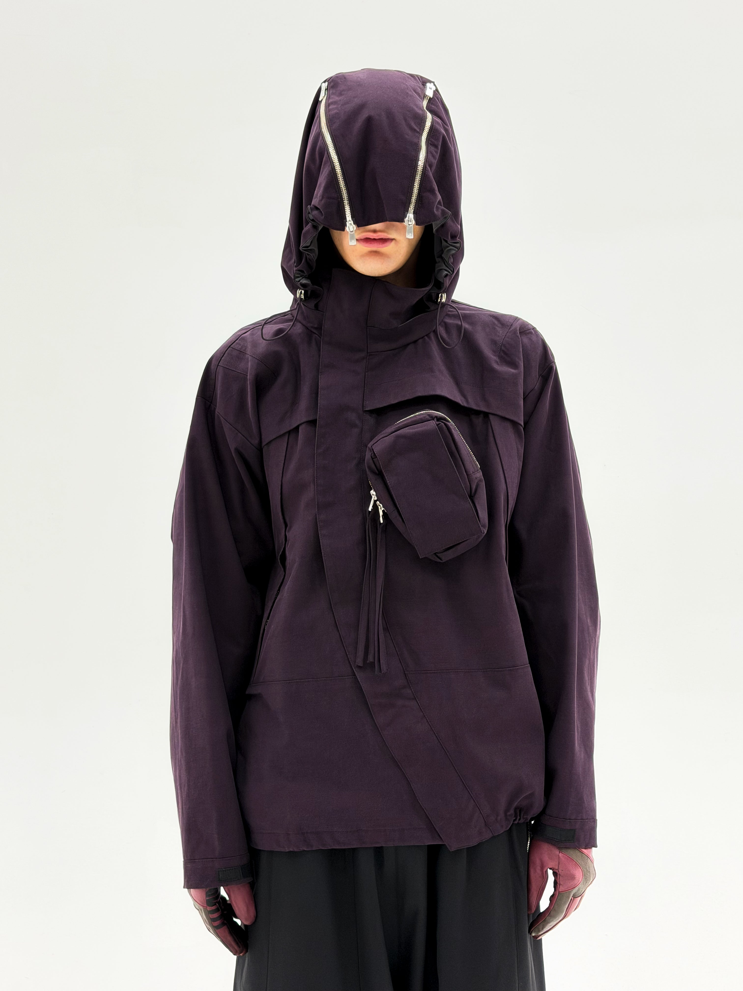 MK3 Curved Zip Jacket (Wine)