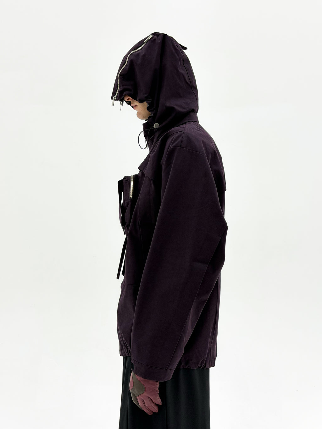 MK3 Curved Zip Jacket (Wine)