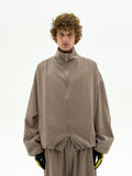 Wool OS Track Jacket (Beige)