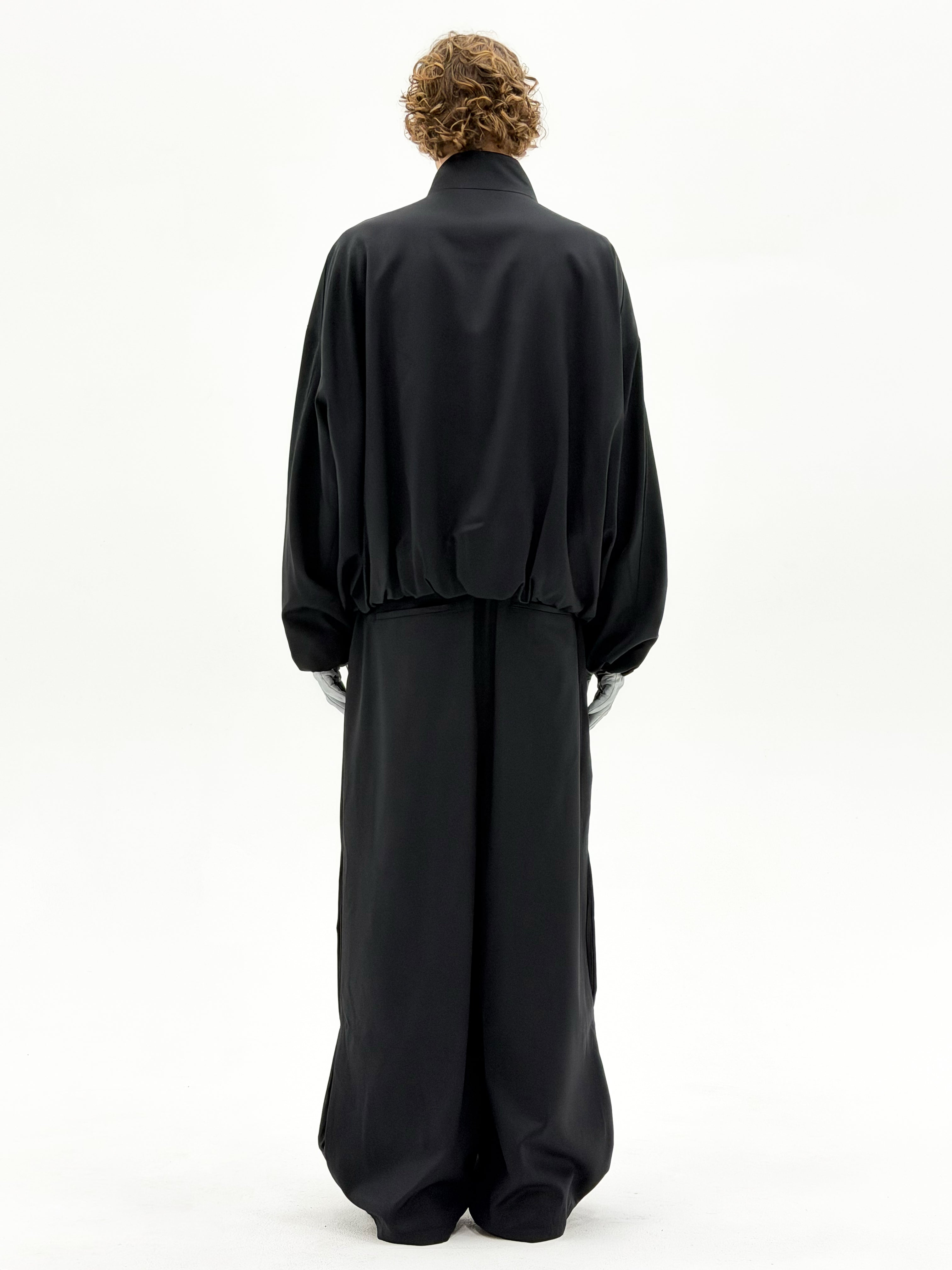 Wool OS Track Jacket (Black)