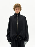 Wool OS Track Jacket (Black)