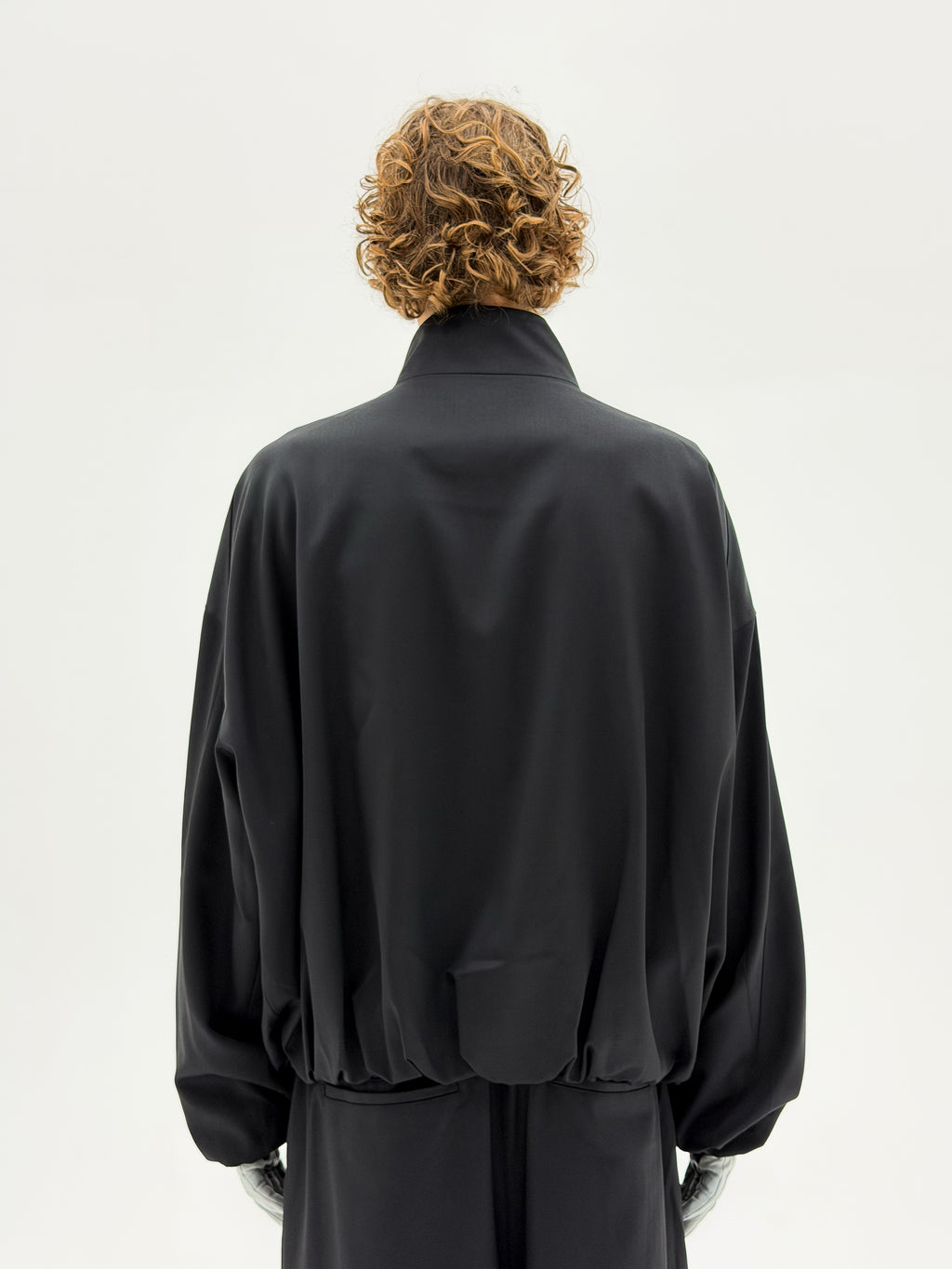 Wool OS Track Jacket (Black)