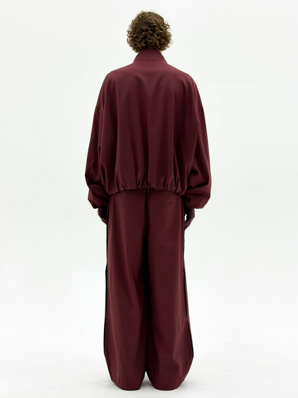 Wool OS Track Jacket (Blood Red)