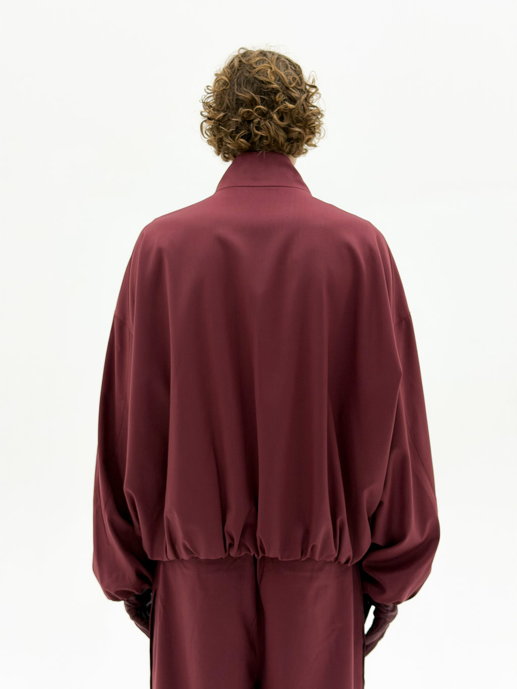Wool OS Track Jacket (Blood Red)