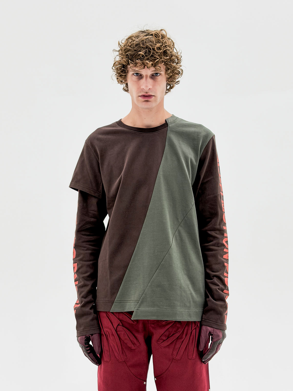 Defense Printed Deconstructed Longsleeve (Army/Brown)